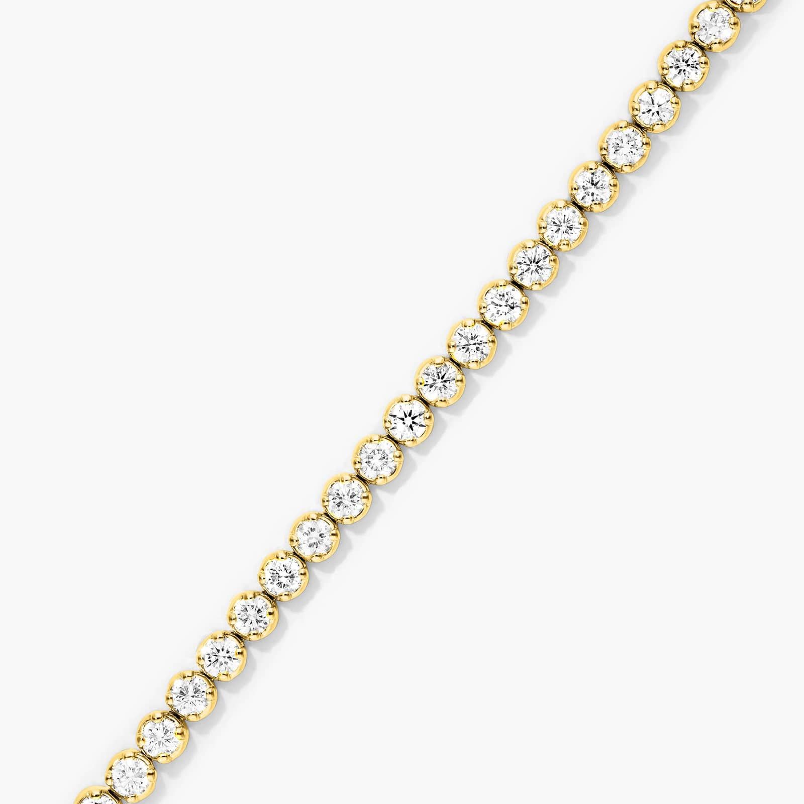 Tennis Bracelet With 4 CTW Lab-Grown Diamonds In 14K Yellow Gold (7")