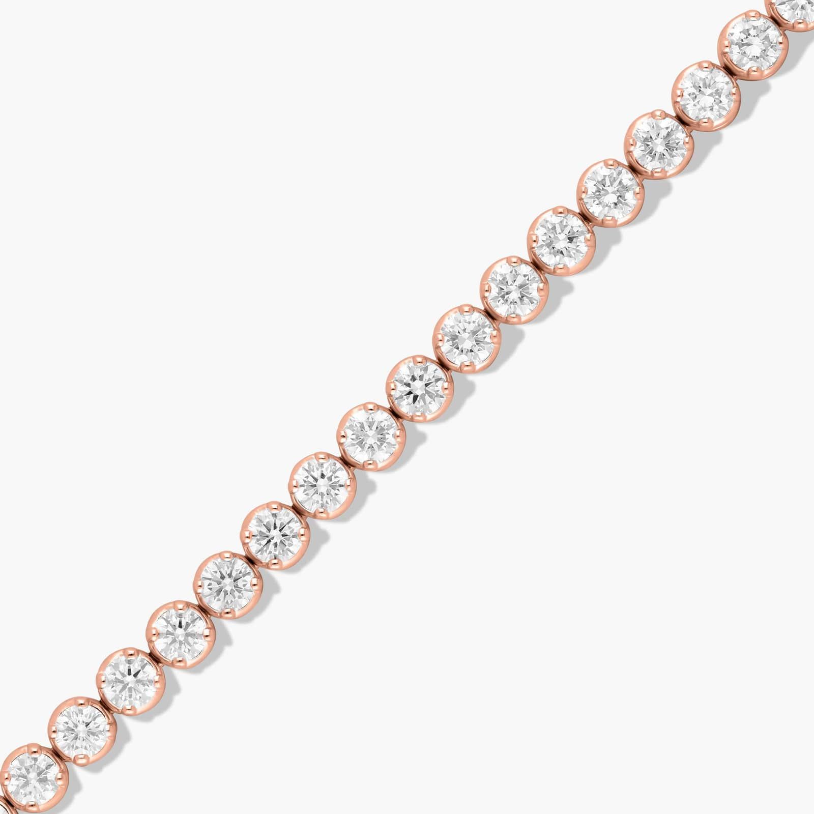 Tennis Bracelet With 7 CTW Diamonds In 14K Rose Gold (7")