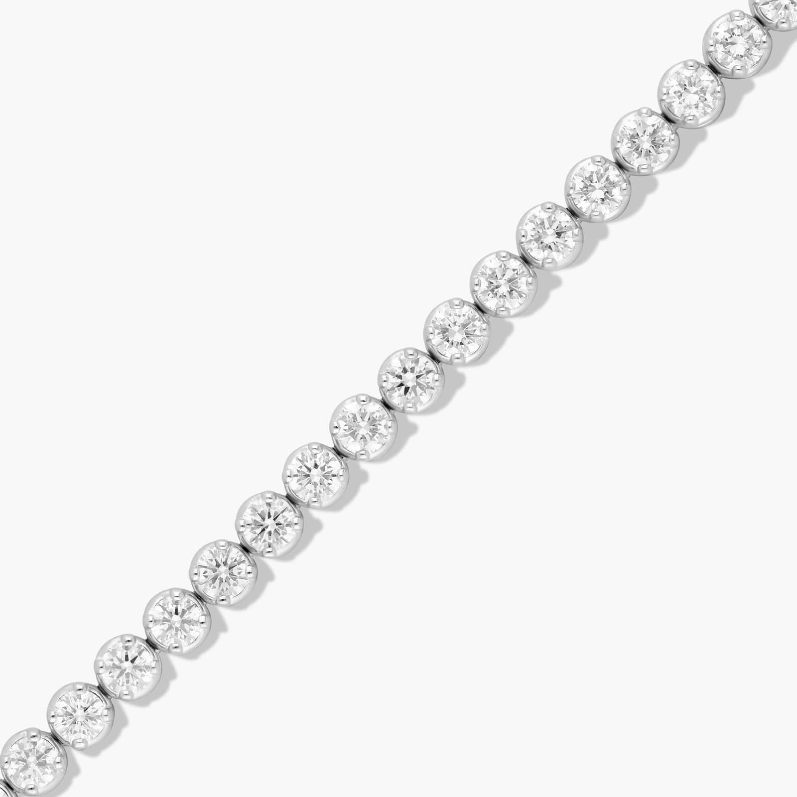 Tennis Bracelet With 7 CTW Diamonds In Platinum (7")