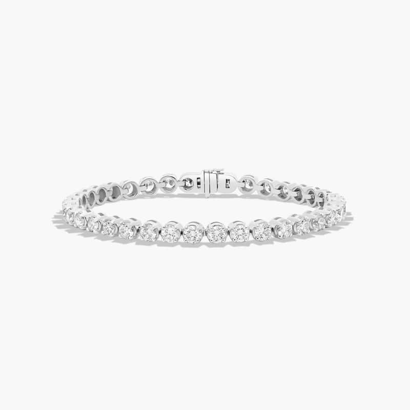 Tennis Bracelet With 8 CTW Diamonds In Platinum (7")