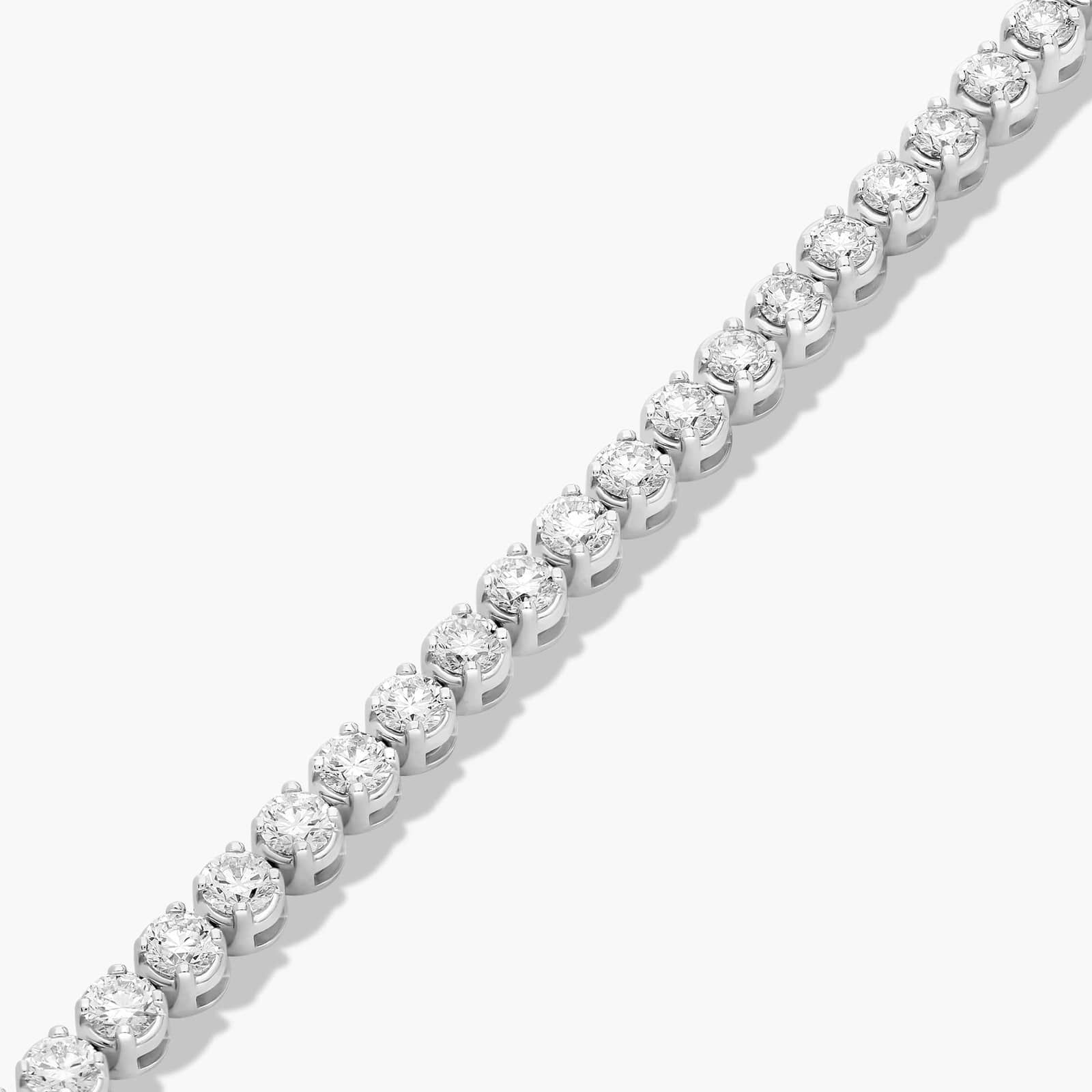 Tennis Bracelet With 8 CTW Diamonds In Platinum (7")