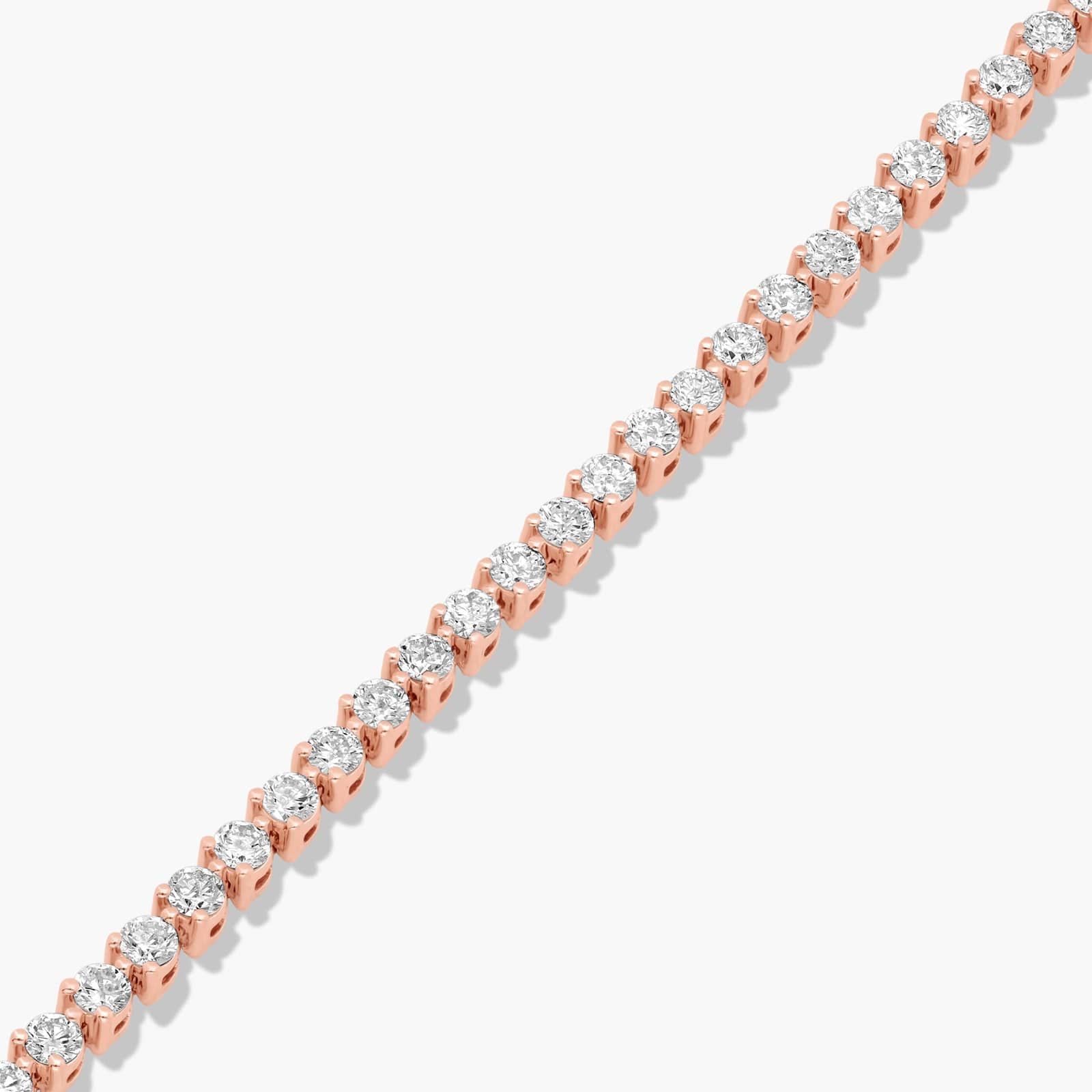 Tennis Bracelet With 3 CTW Diamonds In 14K Rose Gold