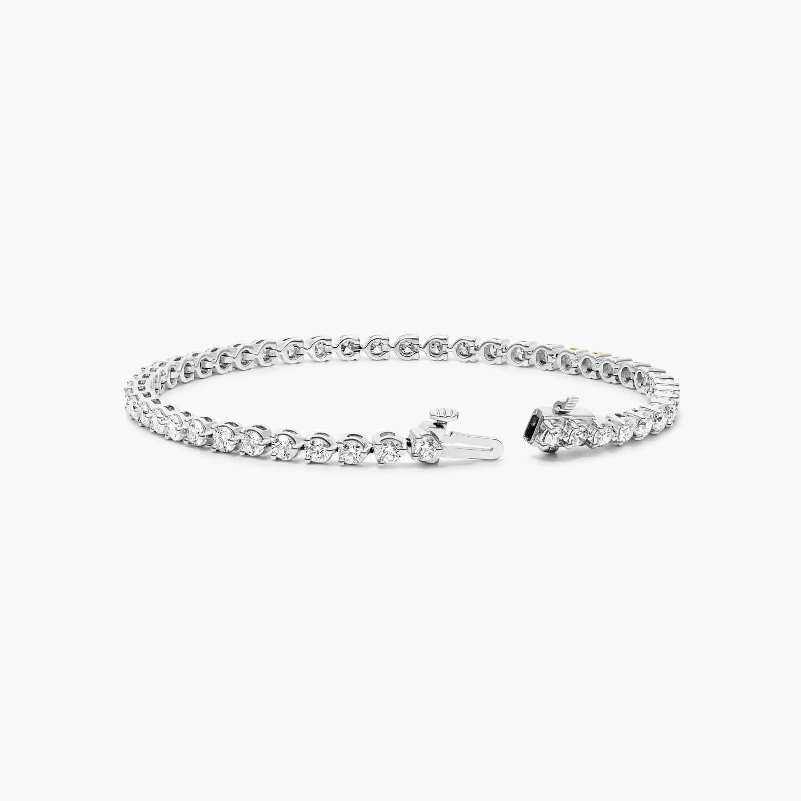 Tennis Bracelet With 4 CTW Diamonds In 14K White Gold