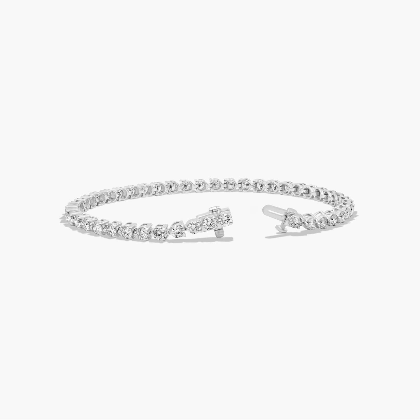 Tennis Bracelet With 5 CTW Diamonds In 14K White Gold