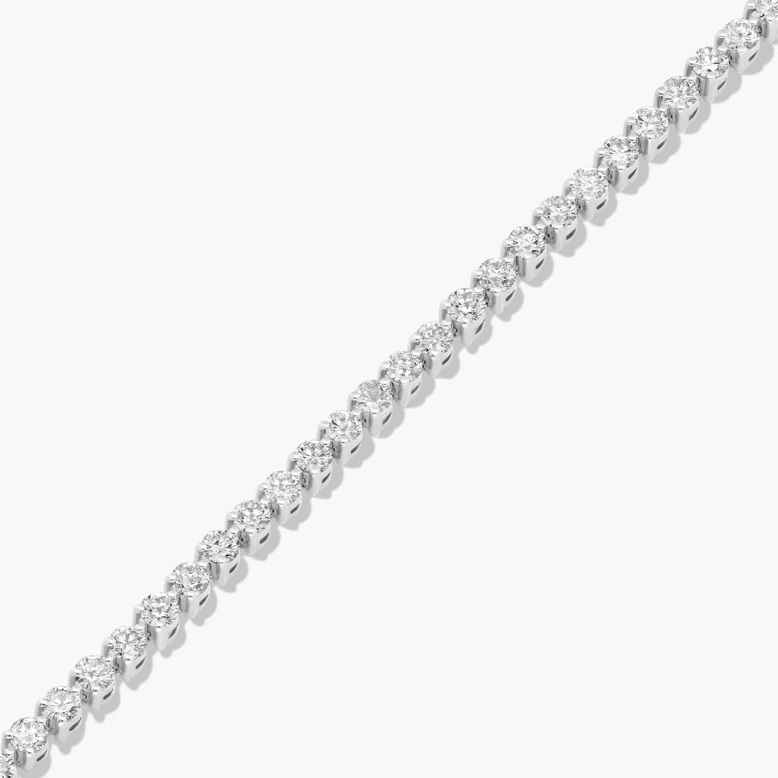 Tennis Bracelet With 5 CTW Diamonds In 14K White Gold