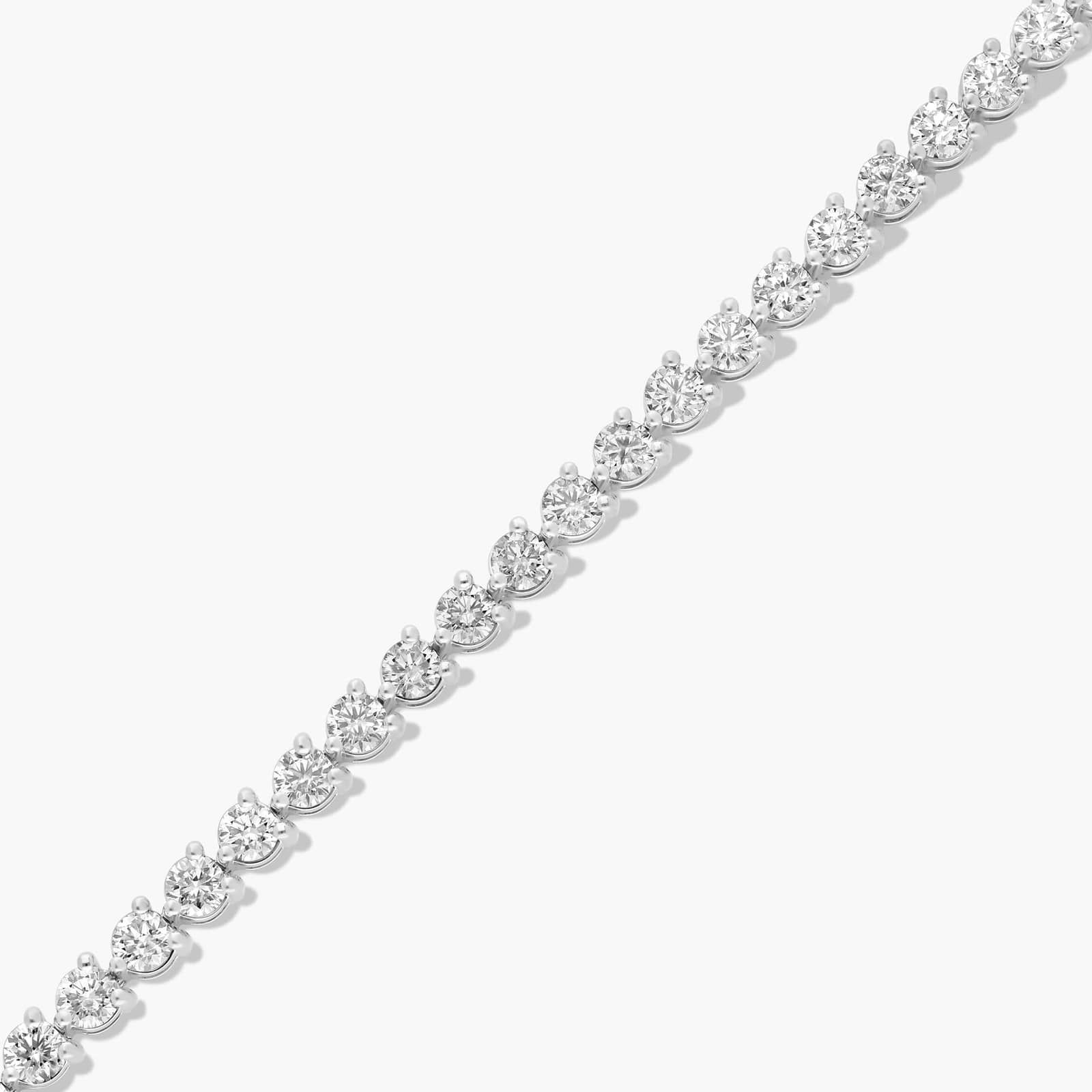 Tennis Bracelet With 8 CTW Diamonds In 14K White Gold