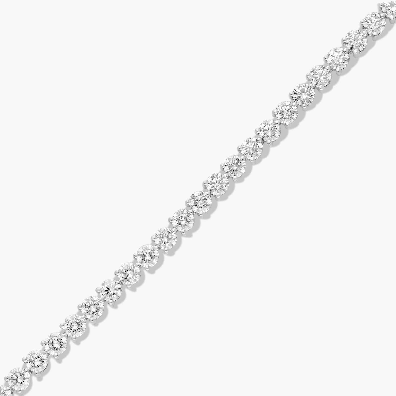 Tennis Bracelet With 10 CTW Diamonds In 14K White Gold