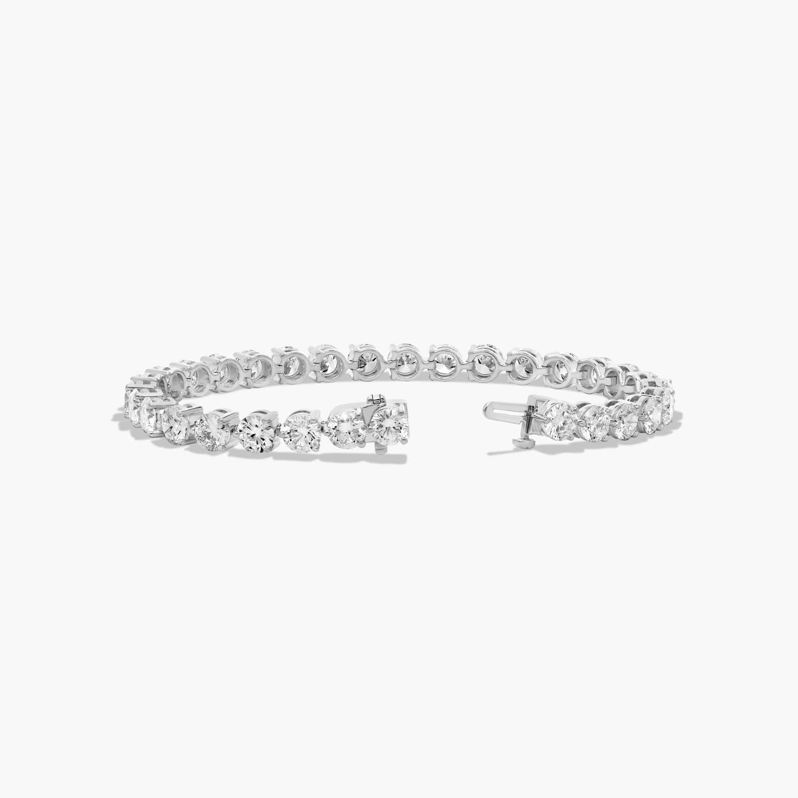 Tennis Bracelet With 15 CTW Lab-Grown Diamonds In 14K White Gold (7")