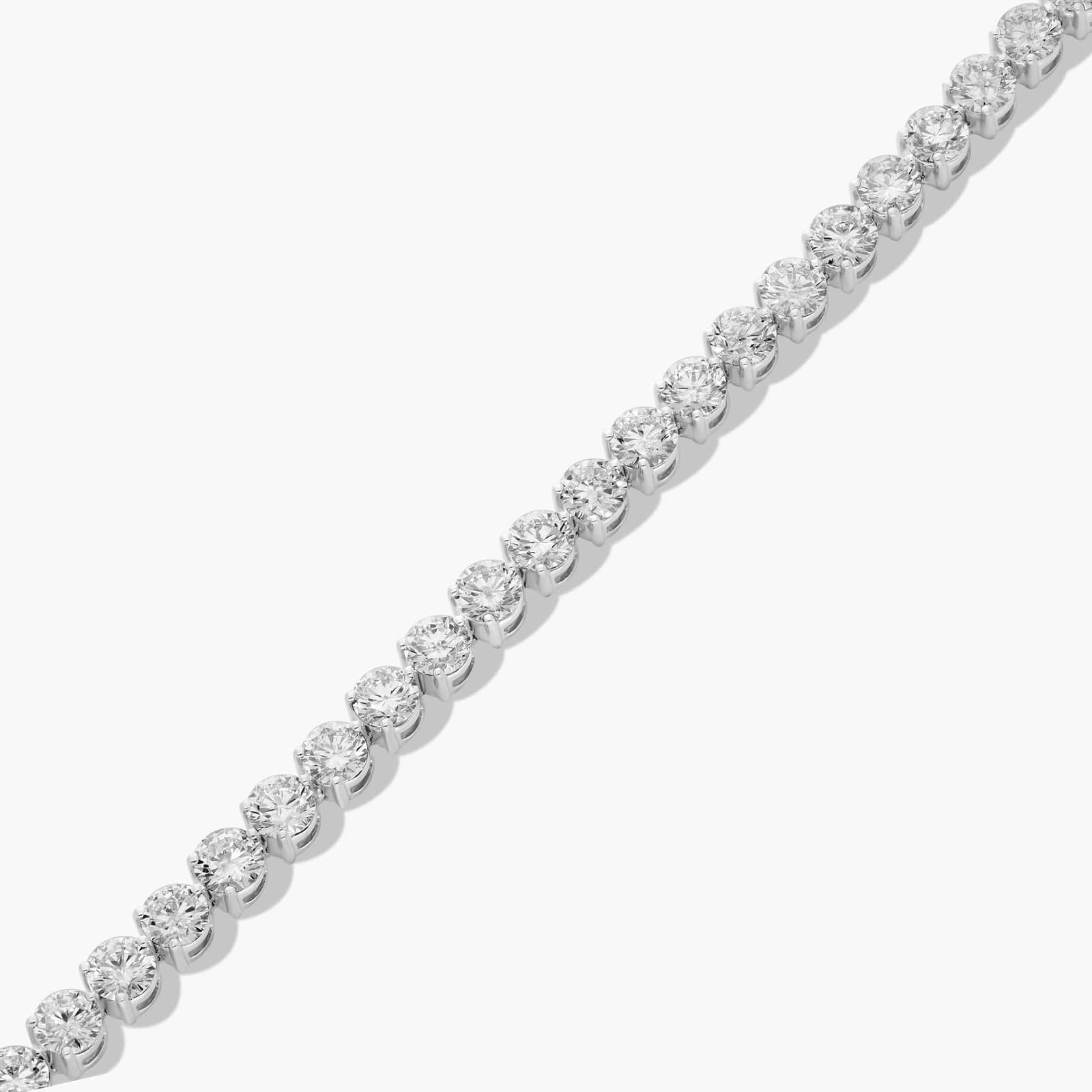 Tennis Bracelet With 15 CTW Lab-Grown Diamonds In 14K White Gold (7")