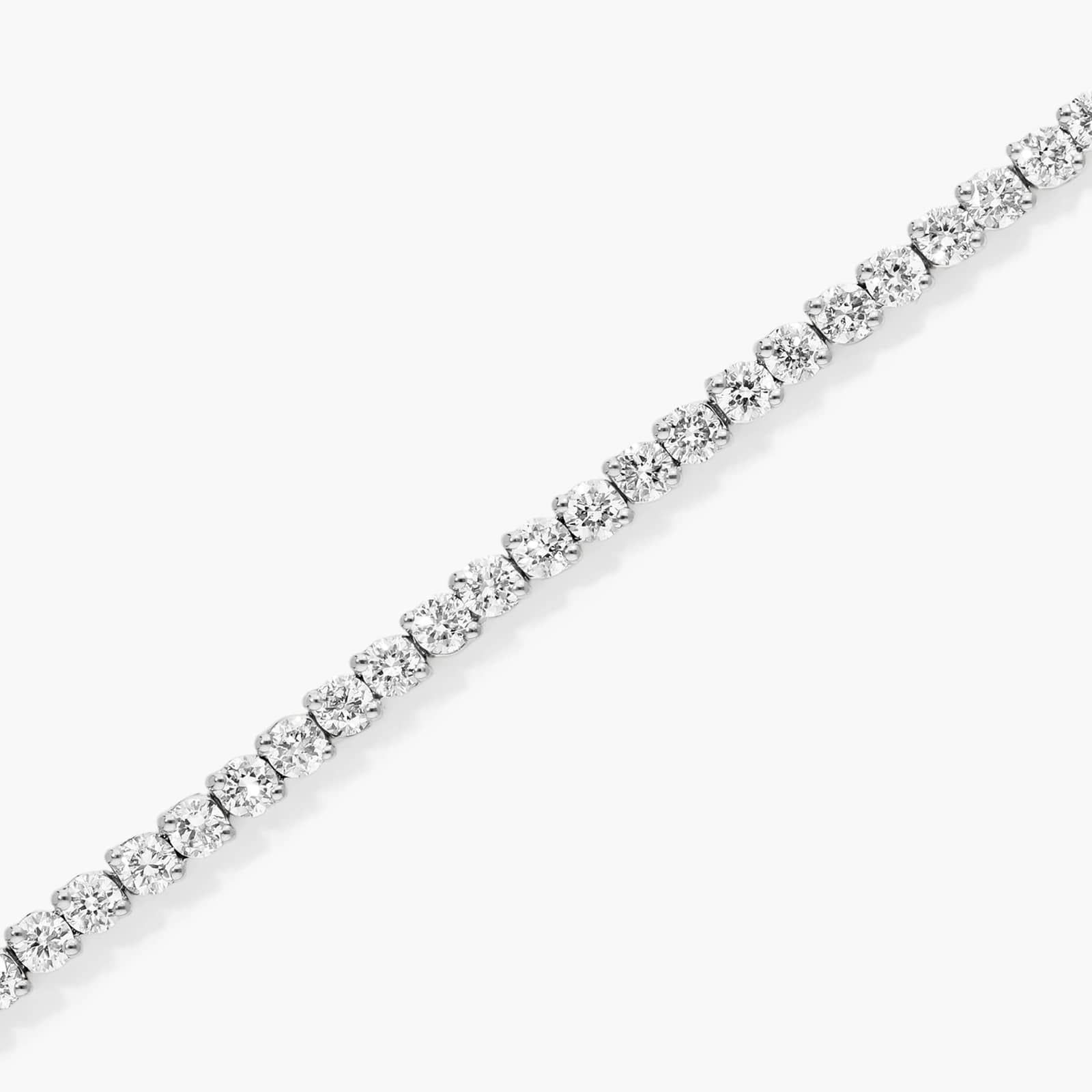 Tennis Bracelet With 2 CTW Lab-Grown Diamonds In 14K White Gold