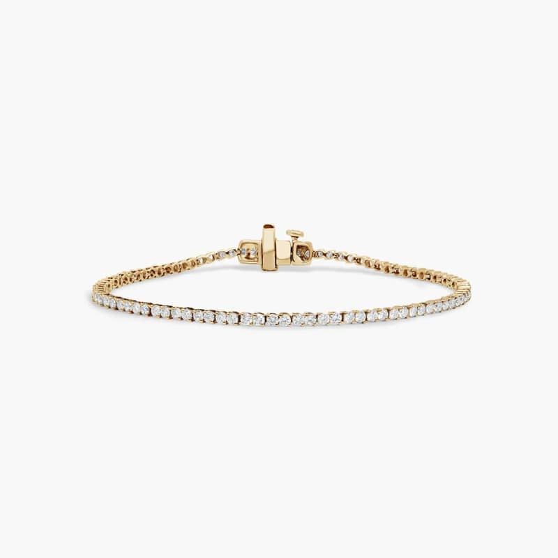 Tennis Bracelet With 2 CTW Lab-Grown Diamonds In 14K Yellow Gold