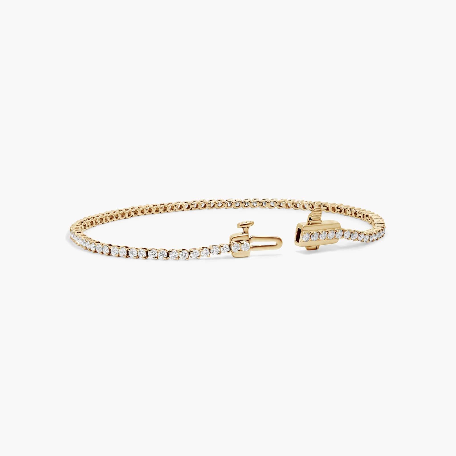 Tennis Bracelet With 2 CTW Lab-Grown Diamonds In 14K Yellow Gold
