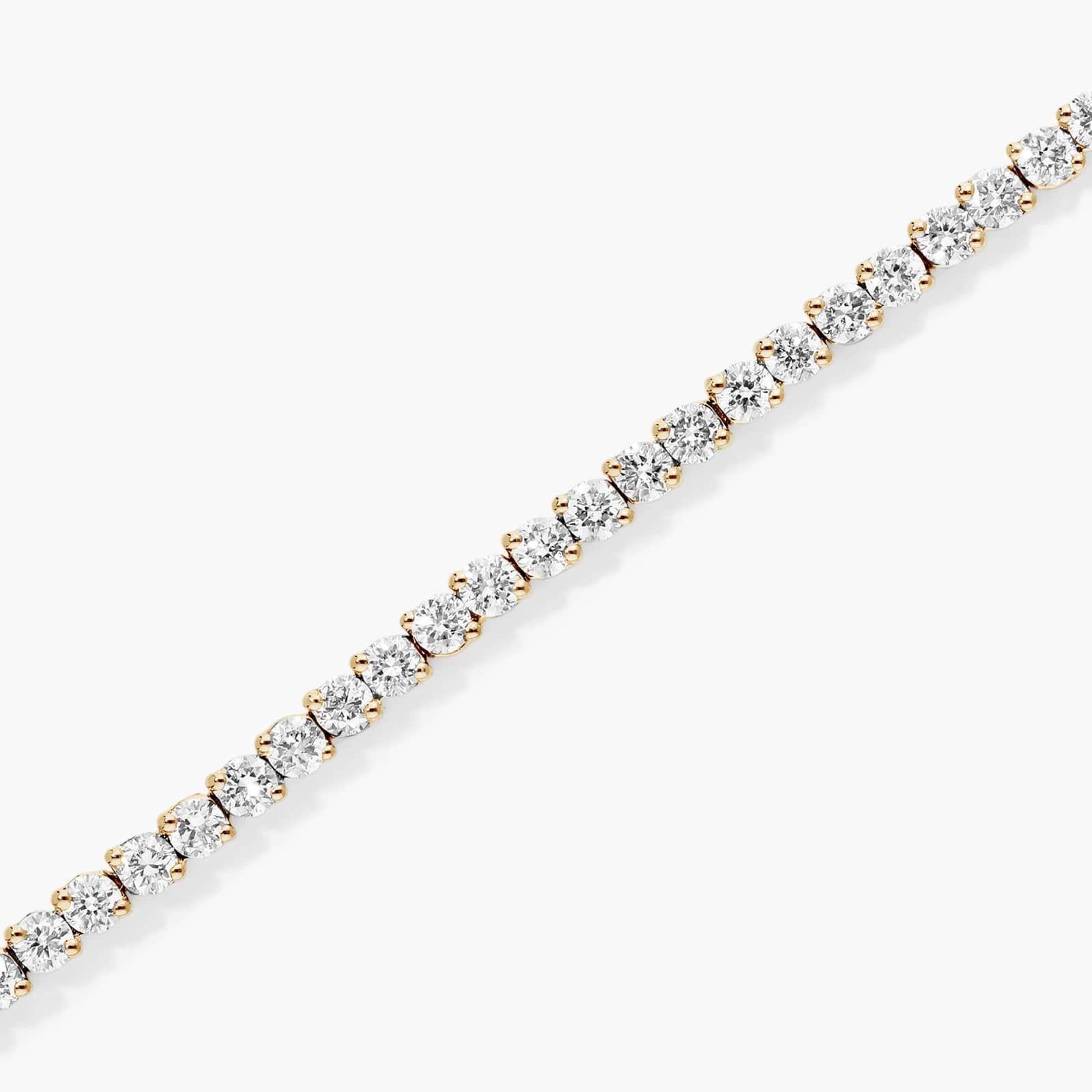Tennis Bracelet With 2 CTW Lab-Grown Diamonds In 14K Yellow Gold