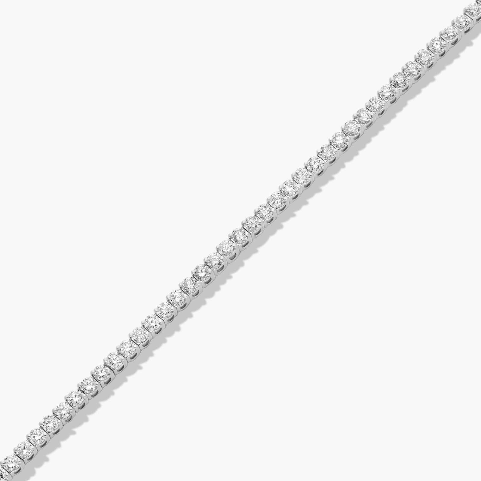 14K White Gold Two Prong Lab-Grown Diamond Tennis Bracelet (3.00 CTW - F-G / VS2-SI1)