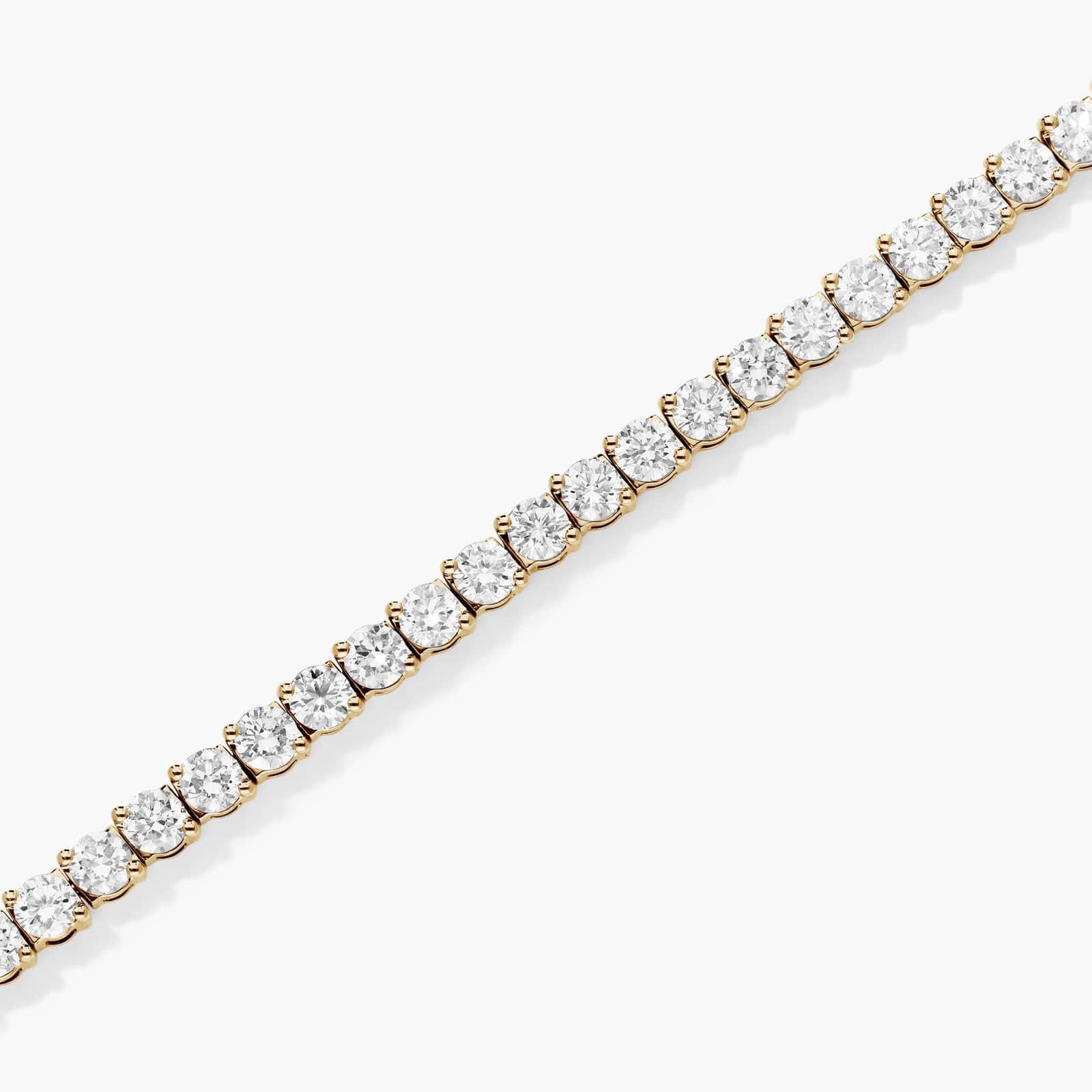 Tennis Bracelet With 7 CTW Lab-Grown Diamonds In 14K Yellow Gold
