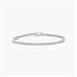 Bezel Tennis Bracelet With 2 CTW Diamonds In 14K White Gold