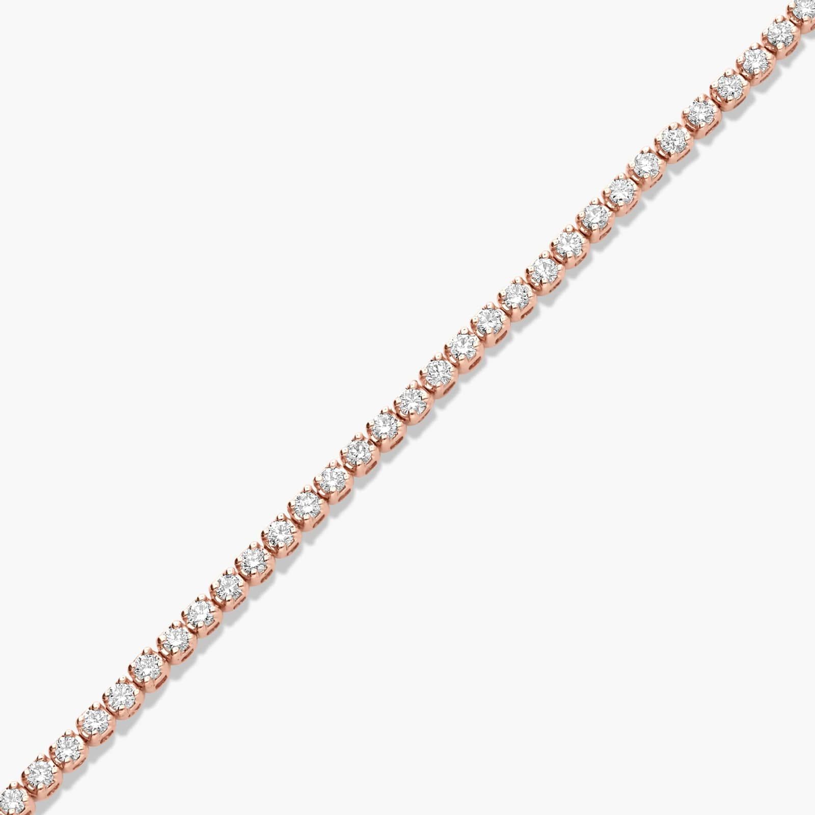 Tennis Bracelet With 1 CTW Diamonds In 14K Rose Gold (6")