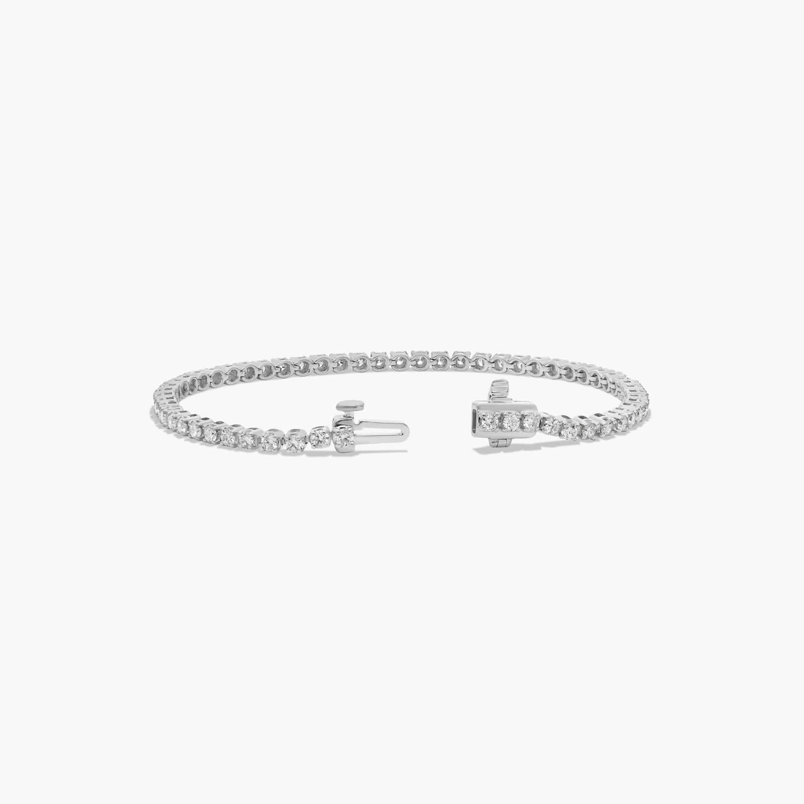 Tennis Bracelet With 2 CTW Lab-Grown Diamonds In 14K White Gold (6")