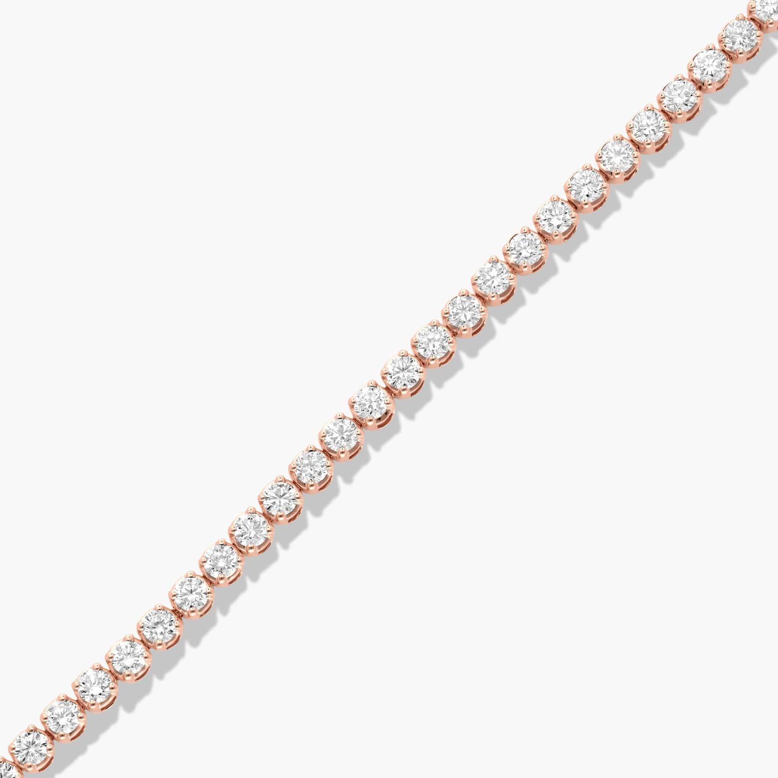 Tennis Bracelet With 3 CTW Diamonds In 14K Rose Gold (6")