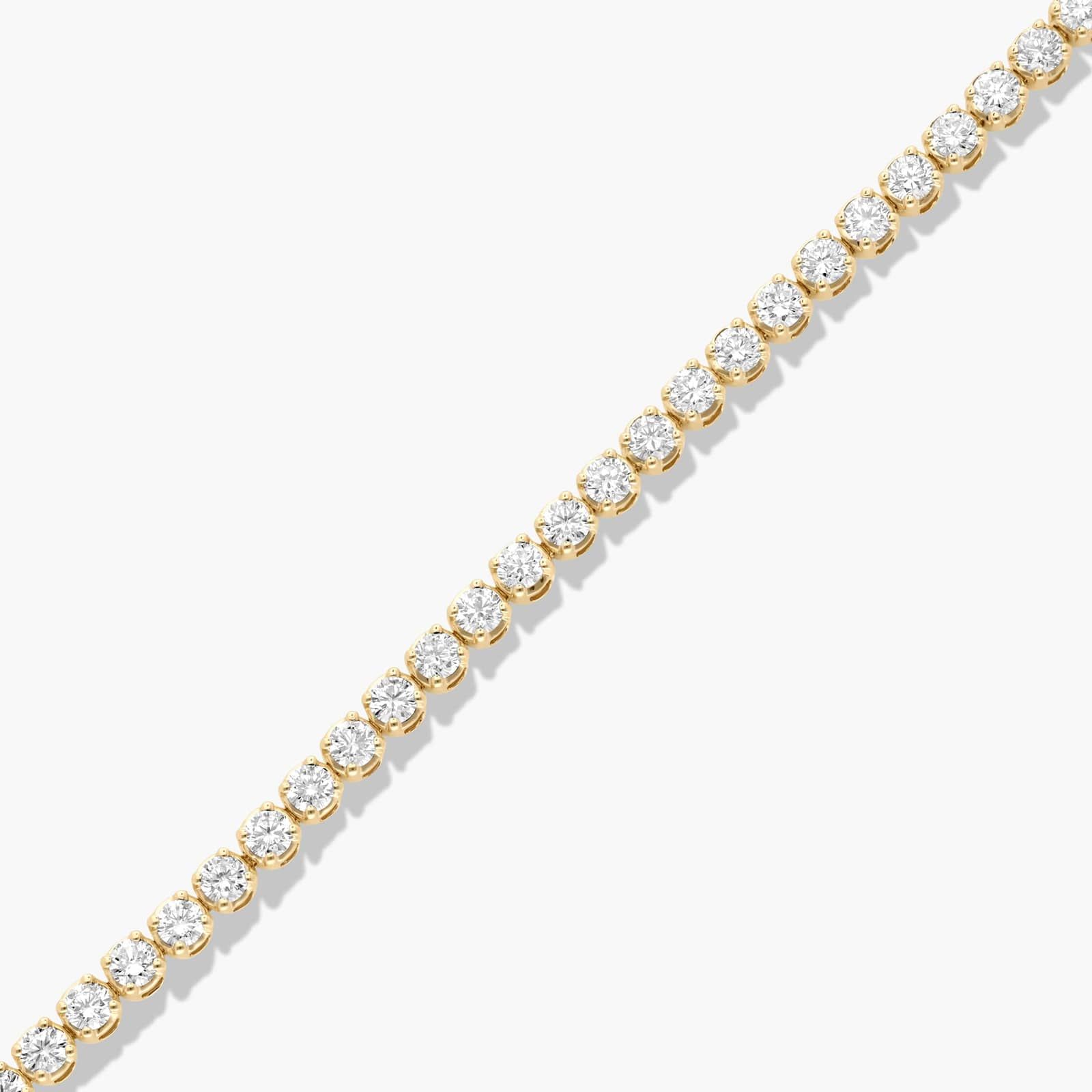 Tennis Bracelet With 3 CTW Lab-Grown Diamonds In 14K Yellow Gold (6")