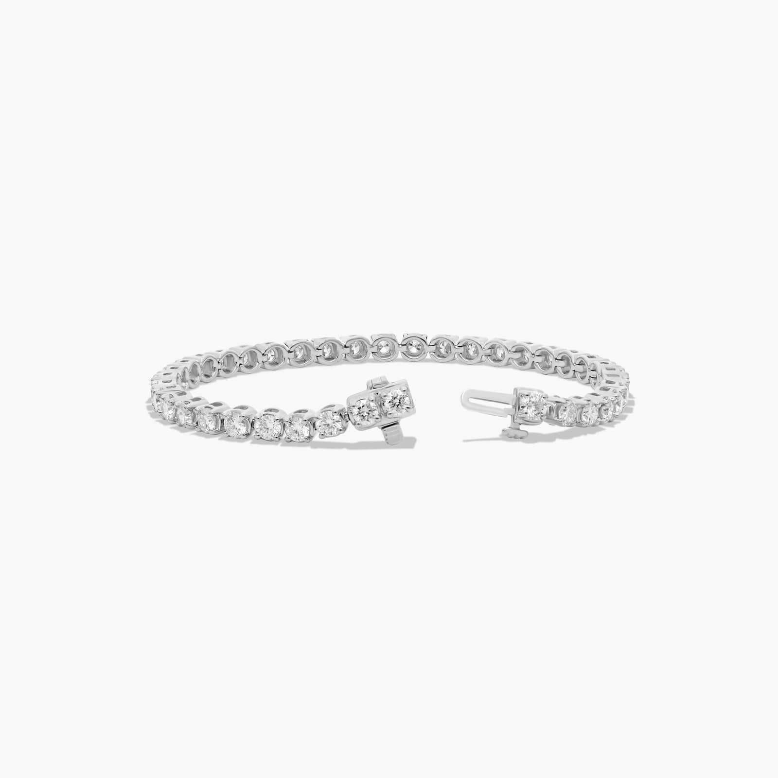Tennis Bracelet With 4 CTW Lab-Grown Diamonds In 14K White Gold (6")