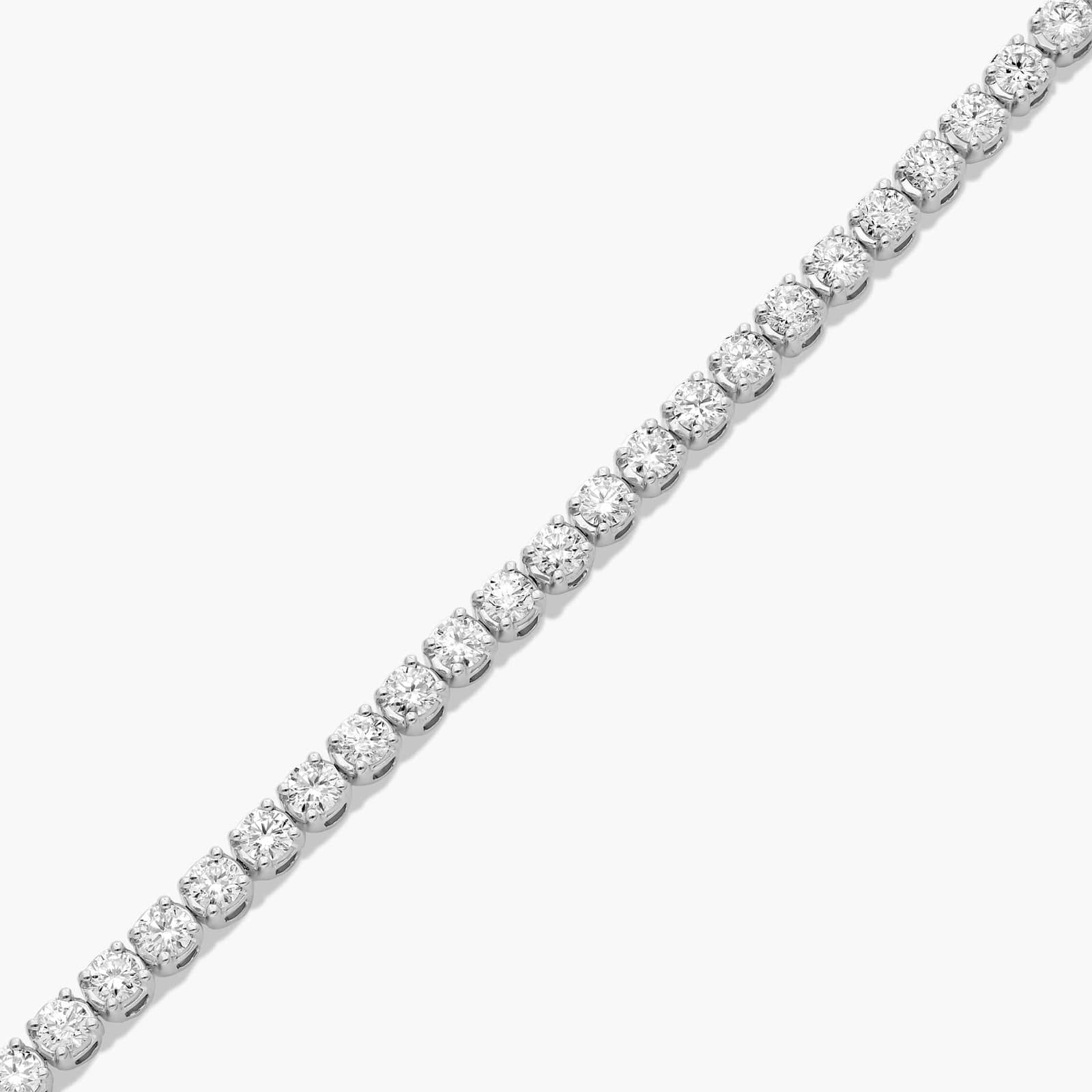 Tennis Bracelet With 4 CTW Lab-Grown Diamonds In 14K White Gold (6")