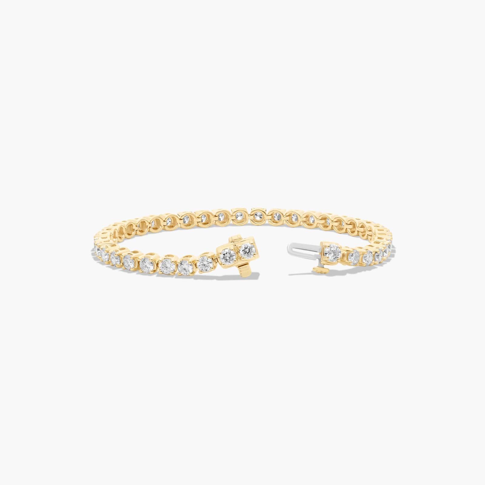 Tennis Bracelet With 4 CTW Diamonds In 14K Yellow Gold (6")