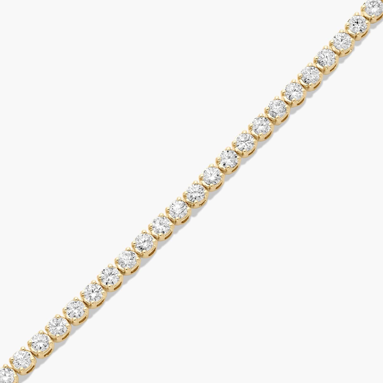 Tennis Bracelet With 4 CTW Diamonds In 14K Yellow Gold (6")