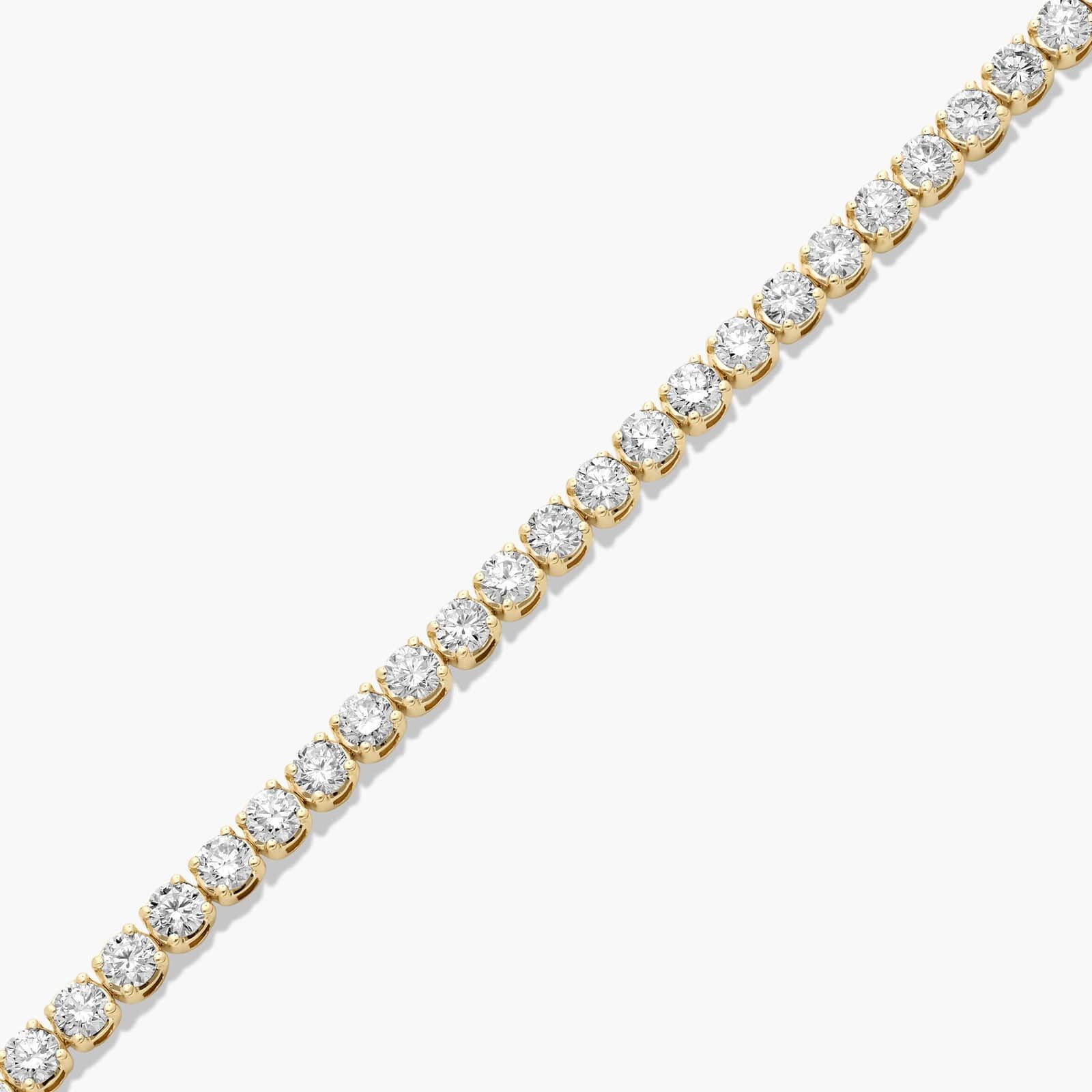 Tennis Bracelet With 5 CTW Diamonds In 14K Yellow Gold (6")