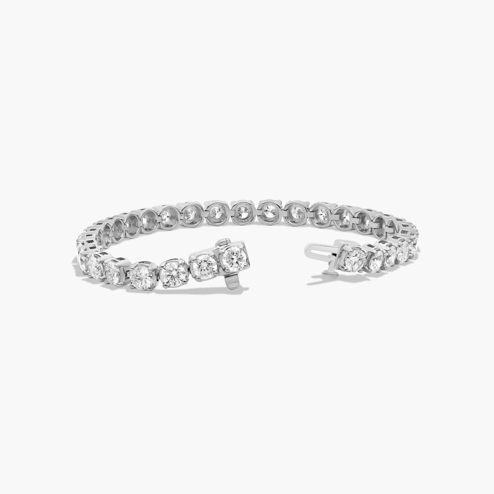 Tennis Bracelet With 7 CTW Lab-Grown Diamonds In 14K White Gold (6")