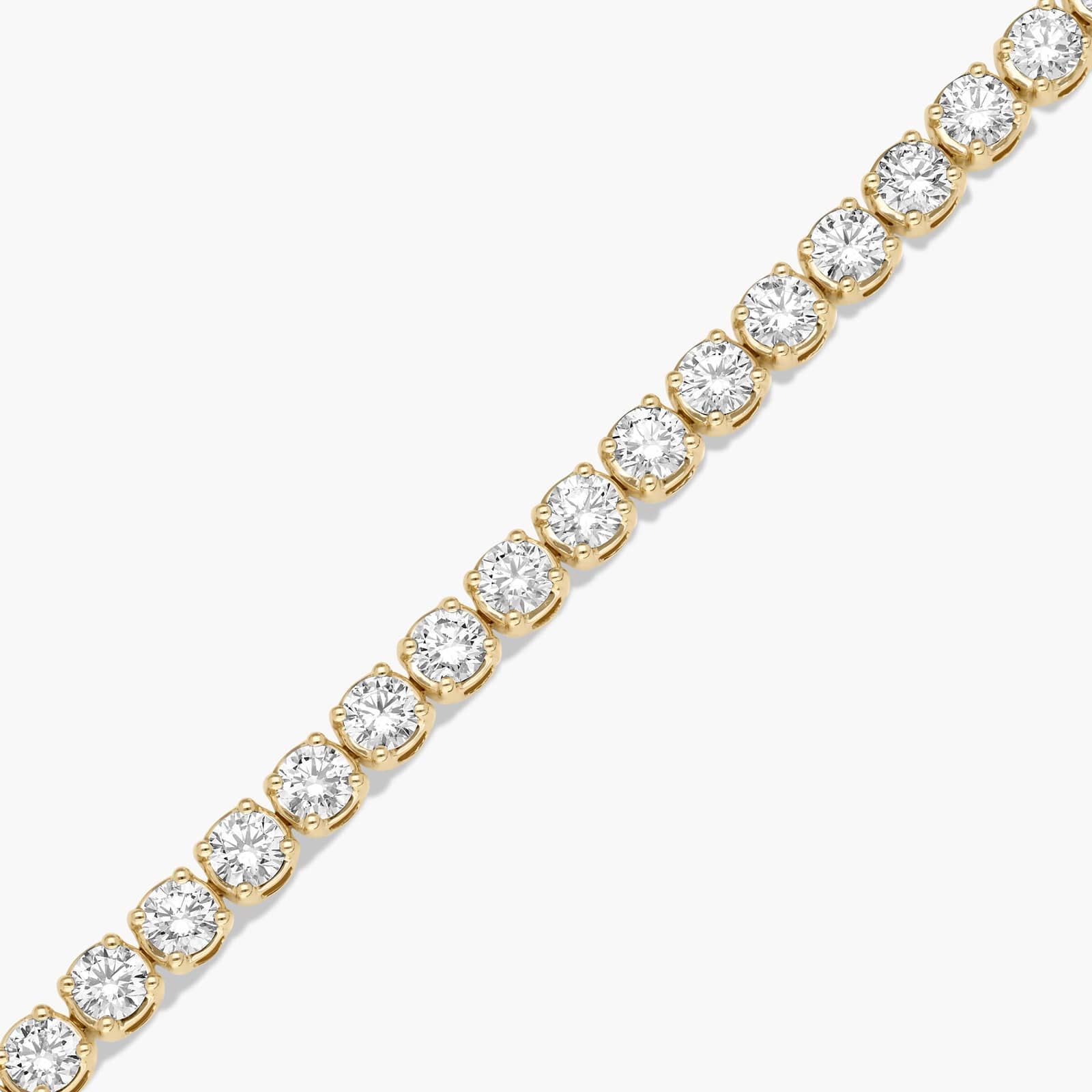 Tennis Bracelet With 8 CTW Diamonds In 14K Yellow Gold (6")