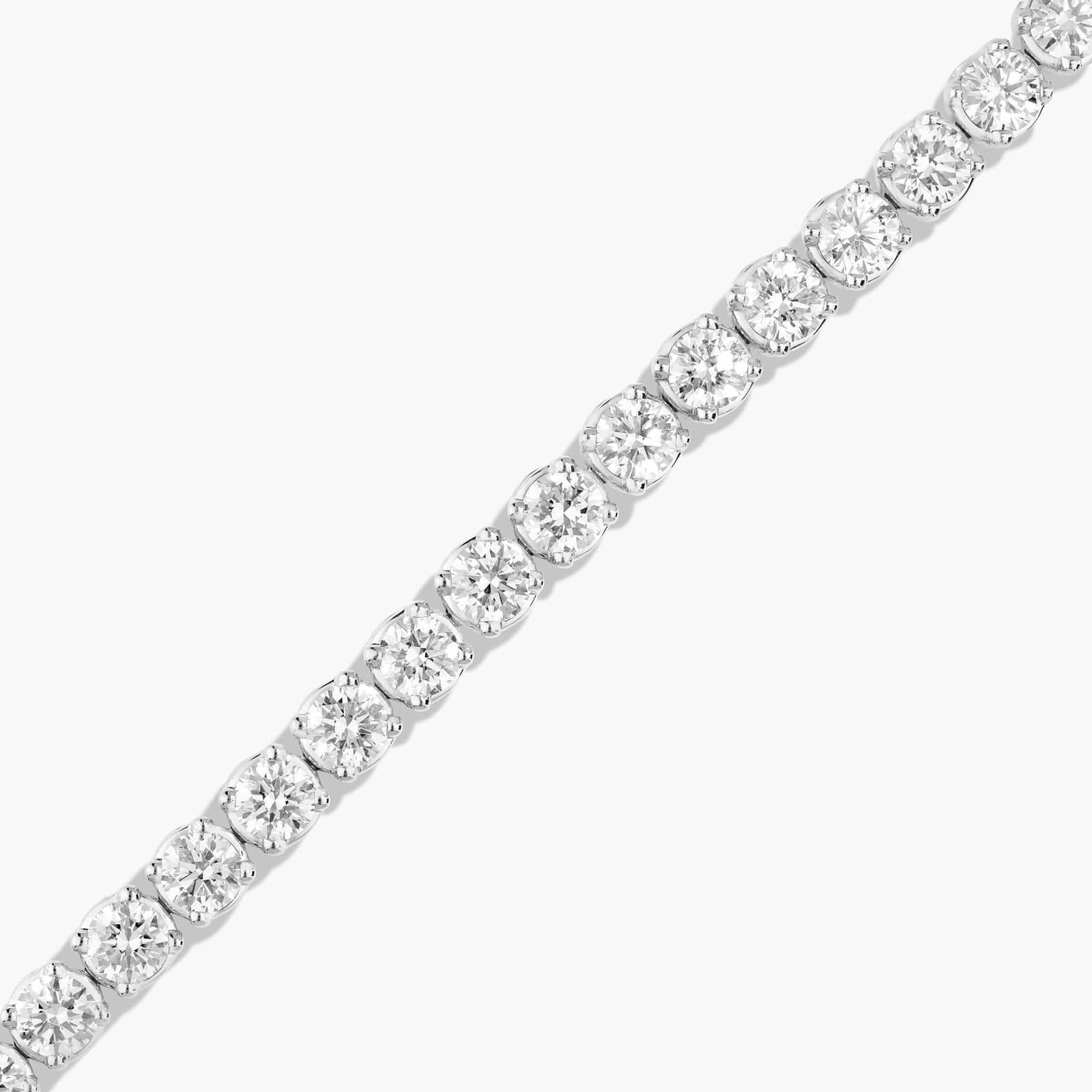Tennis Bracelet With 15 CTW Lab-Grown Diamonds In 14K White Gold (6")