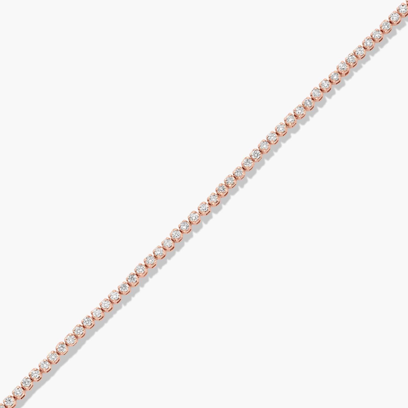 Tennis Bracelet With 1 CTW Diamonds In 14K Rose Gold (8")