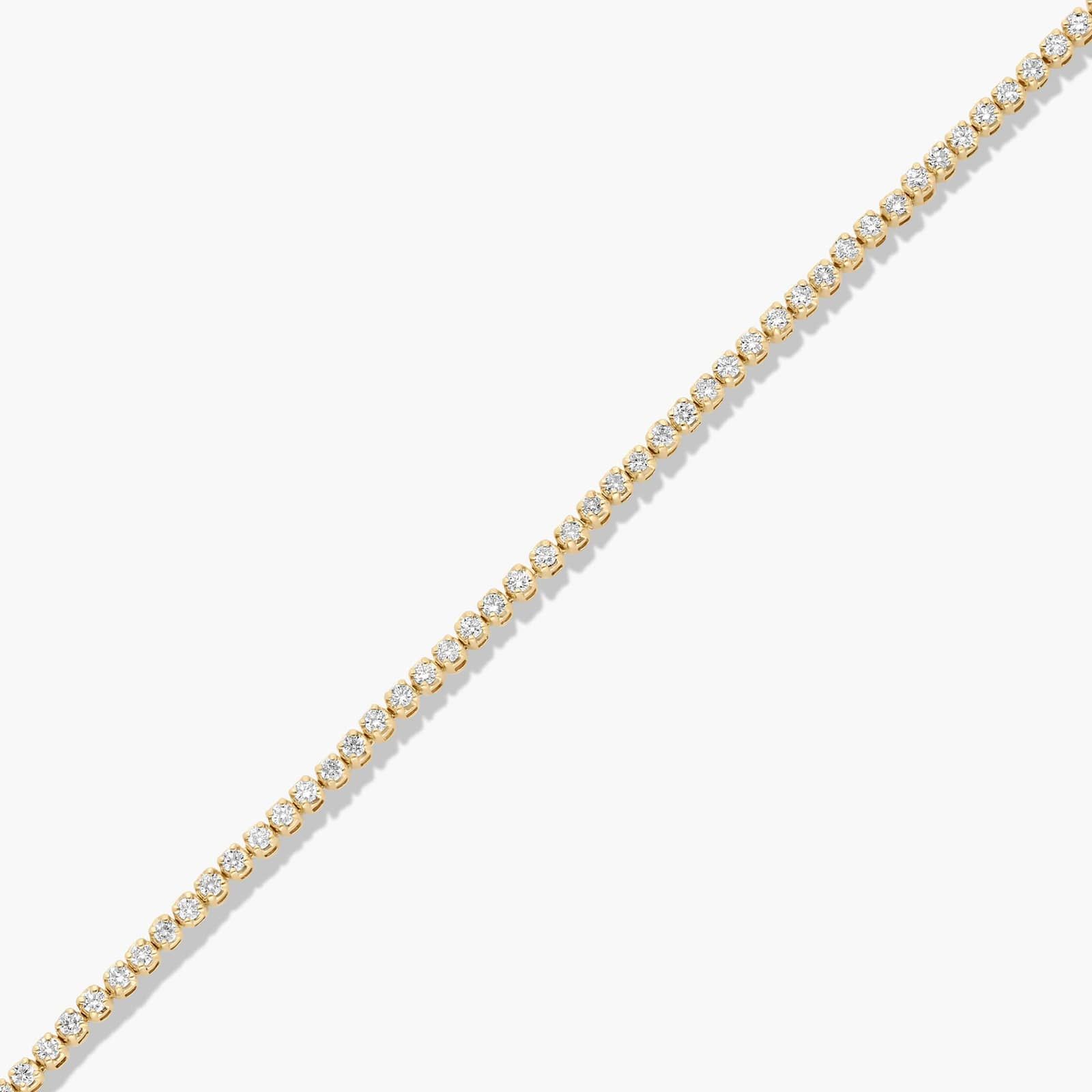 Tennis Bracelet With 1 CTW Lab-Grown Diamonds In 14K Yellow Gold (8")