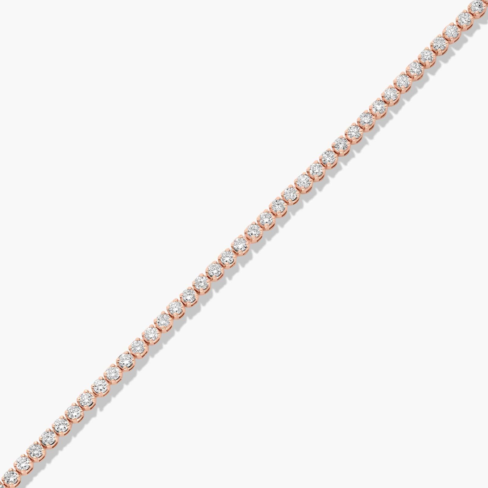 Tennis Bracelet With 2 CTW Diamonds In 14K Rose Gold (8")