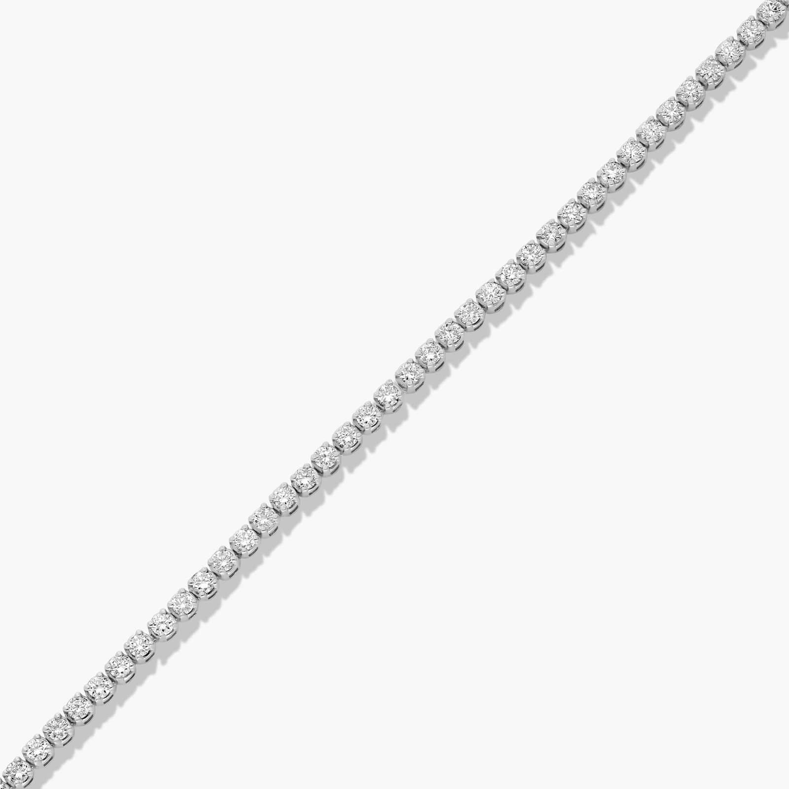 Tennis Bracelet With 2 CTW Lab-Grown Diamonds In 14K White Gold (8")