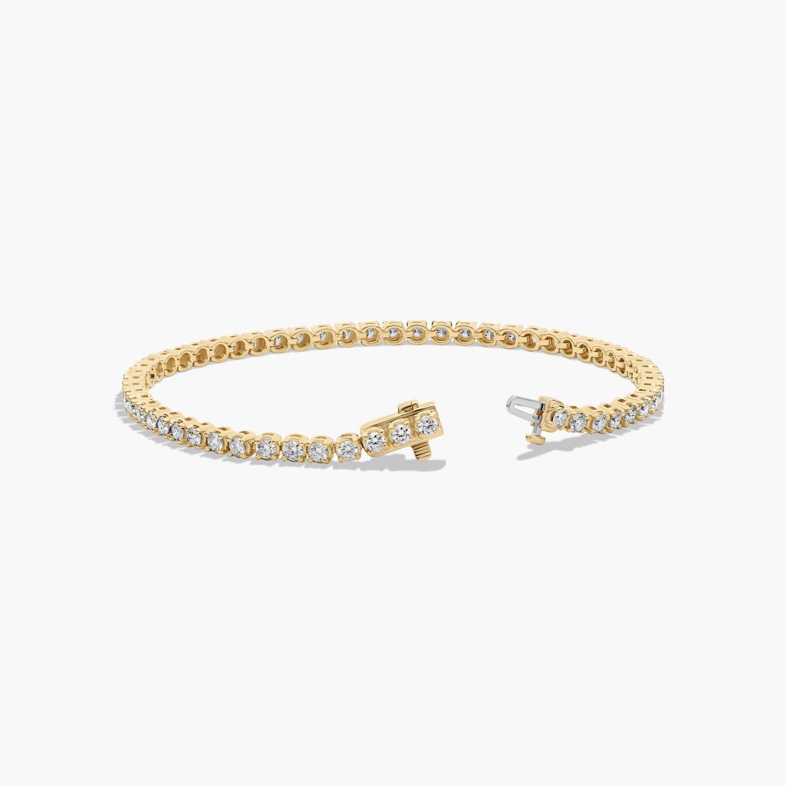 Tennis Bracelet With 4 CTW Lab-Grown Diamonds In 14K Yellow Gold (8")