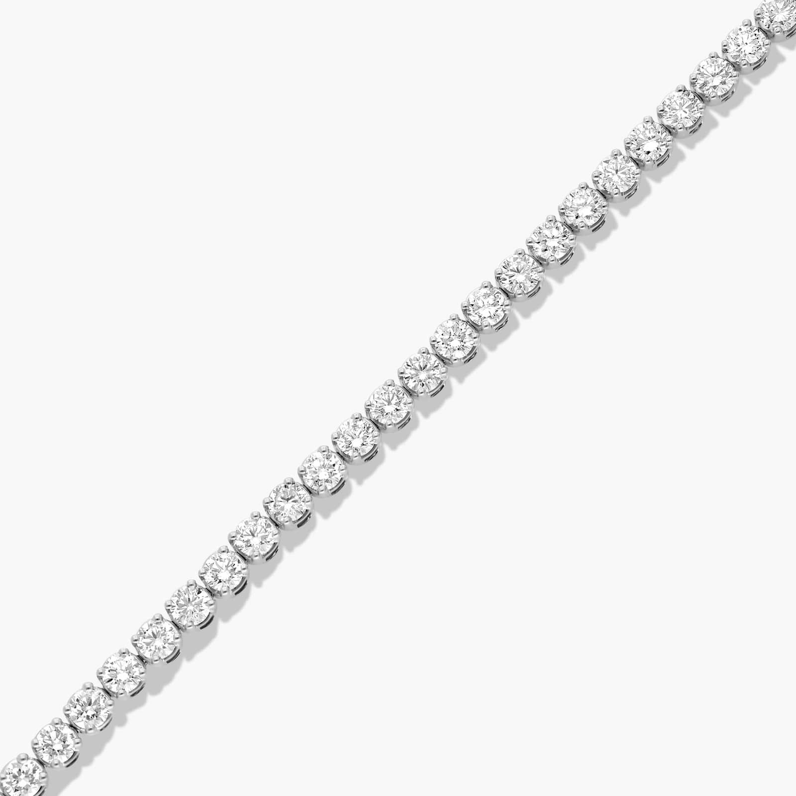Tennis Bracelet With 8 CTW Lab-Grown Diamonds In 14K White Gold (8")