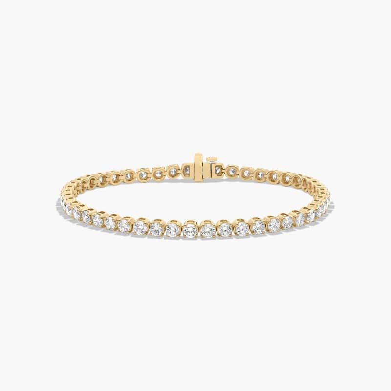 Tennis Bracelet With 8 CTW Lab-Grown Diamonds In 14K Yellow Gold (8")