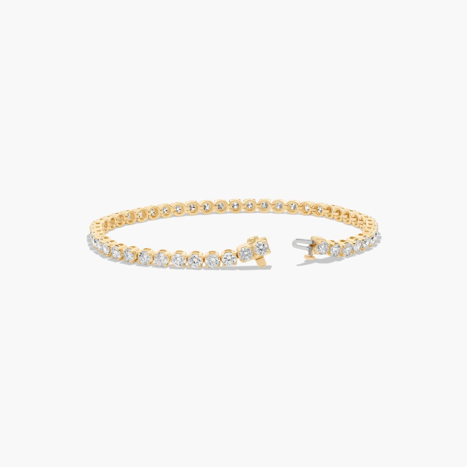 Tennis Bracelet With 8 CTW Lab-Grown Diamonds In 14K Yellow Gold (8")