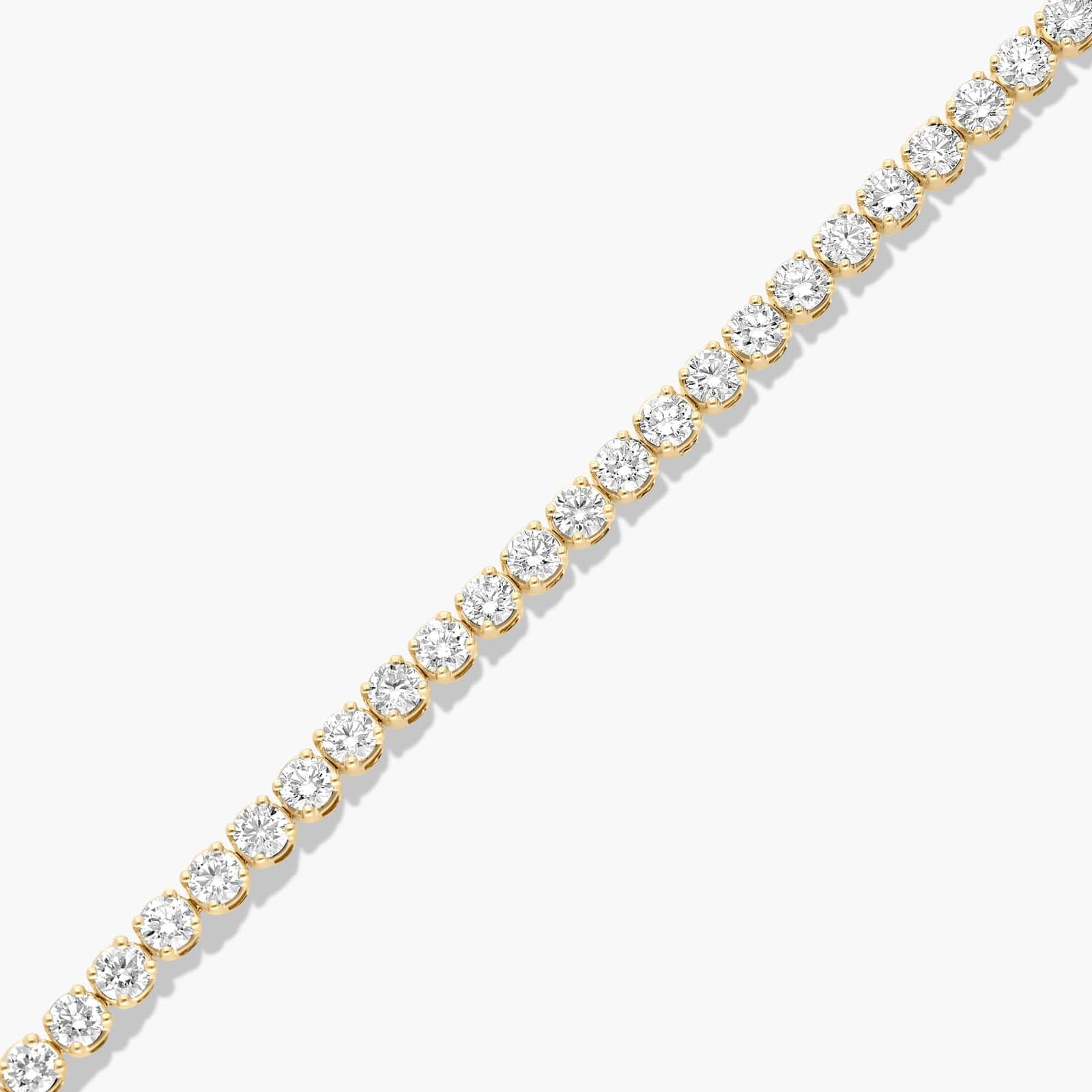 Tennis Bracelet With 8 CTW Lab-Grown Diamonds In 14K Yellow Gold (8")