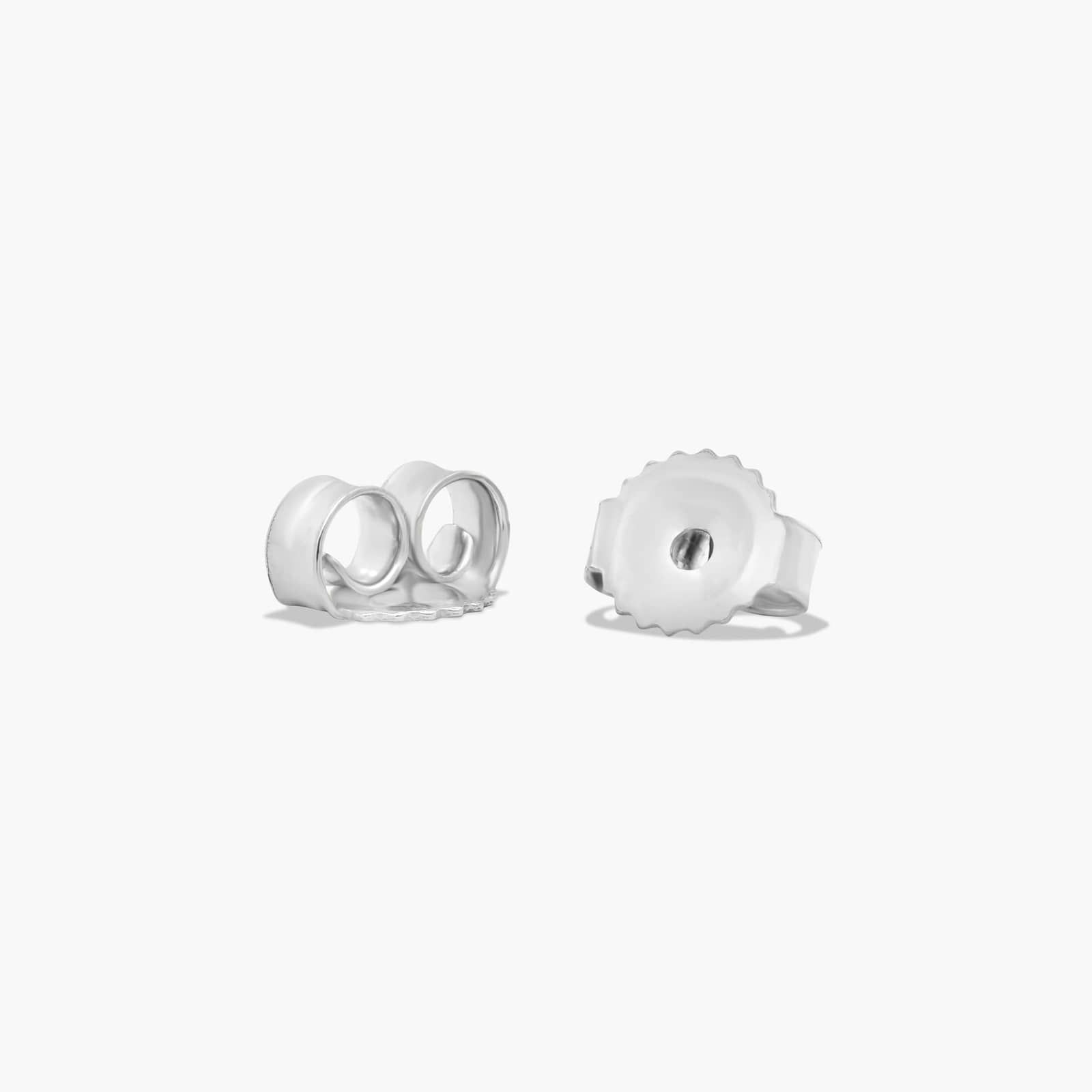 Oval Cut 0.5 CTW Diamond Stud Earrings In 14K White Gold
