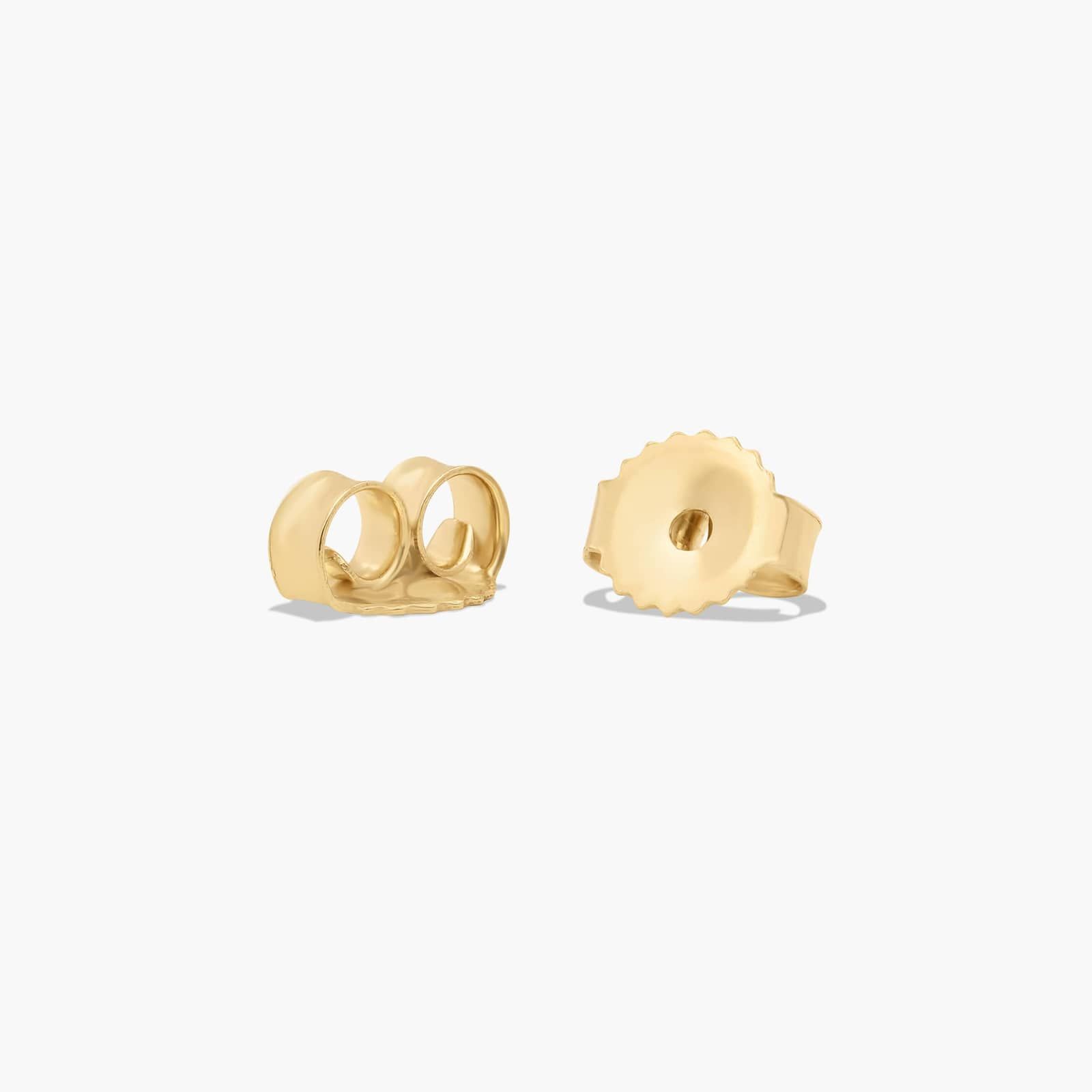 Oval Cut 0.75 CTW Diamond Stud Earrings In 14K Yellow Gold