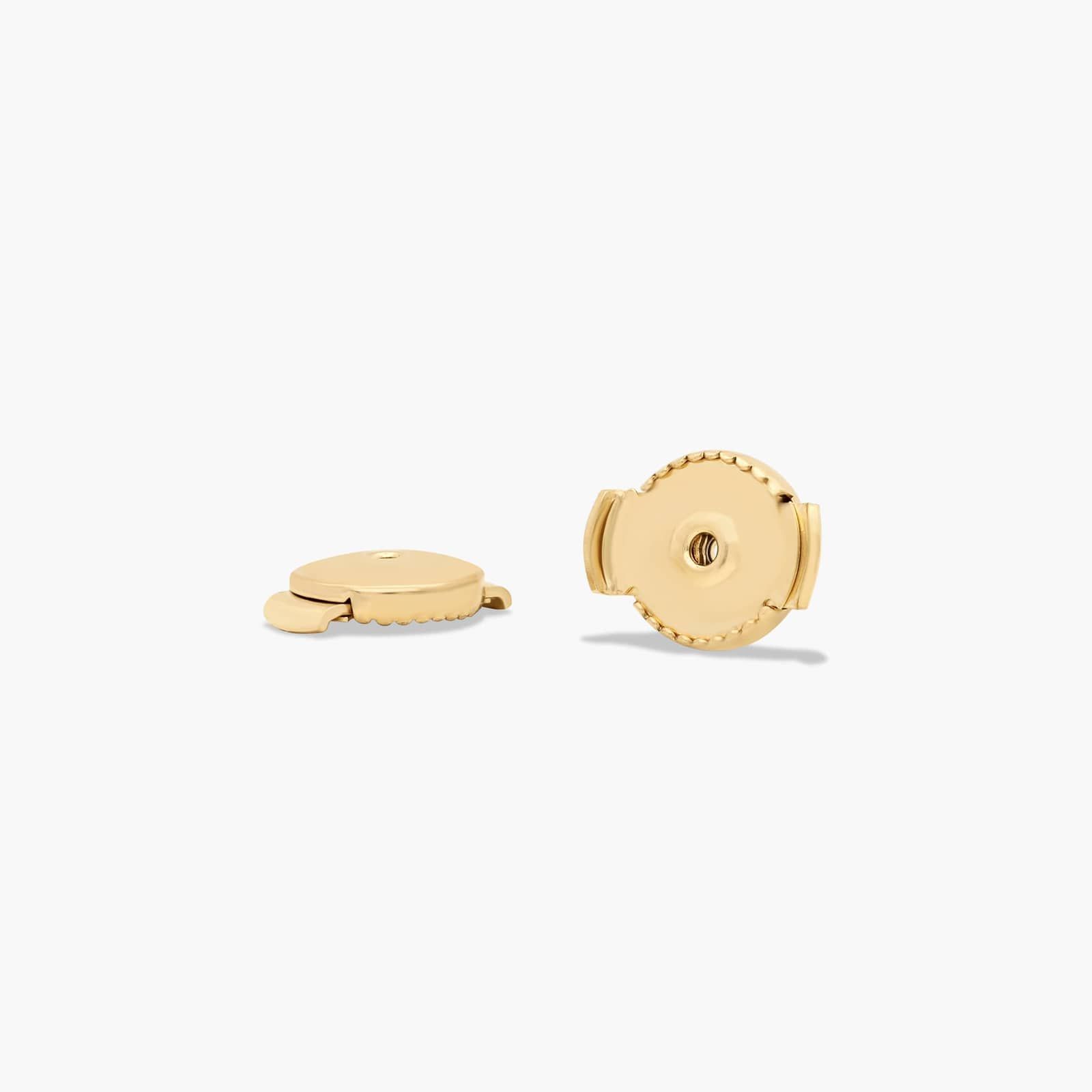 Oval Cut 1 CTW Diamond Stud Earrings In 14K Yellow Gold