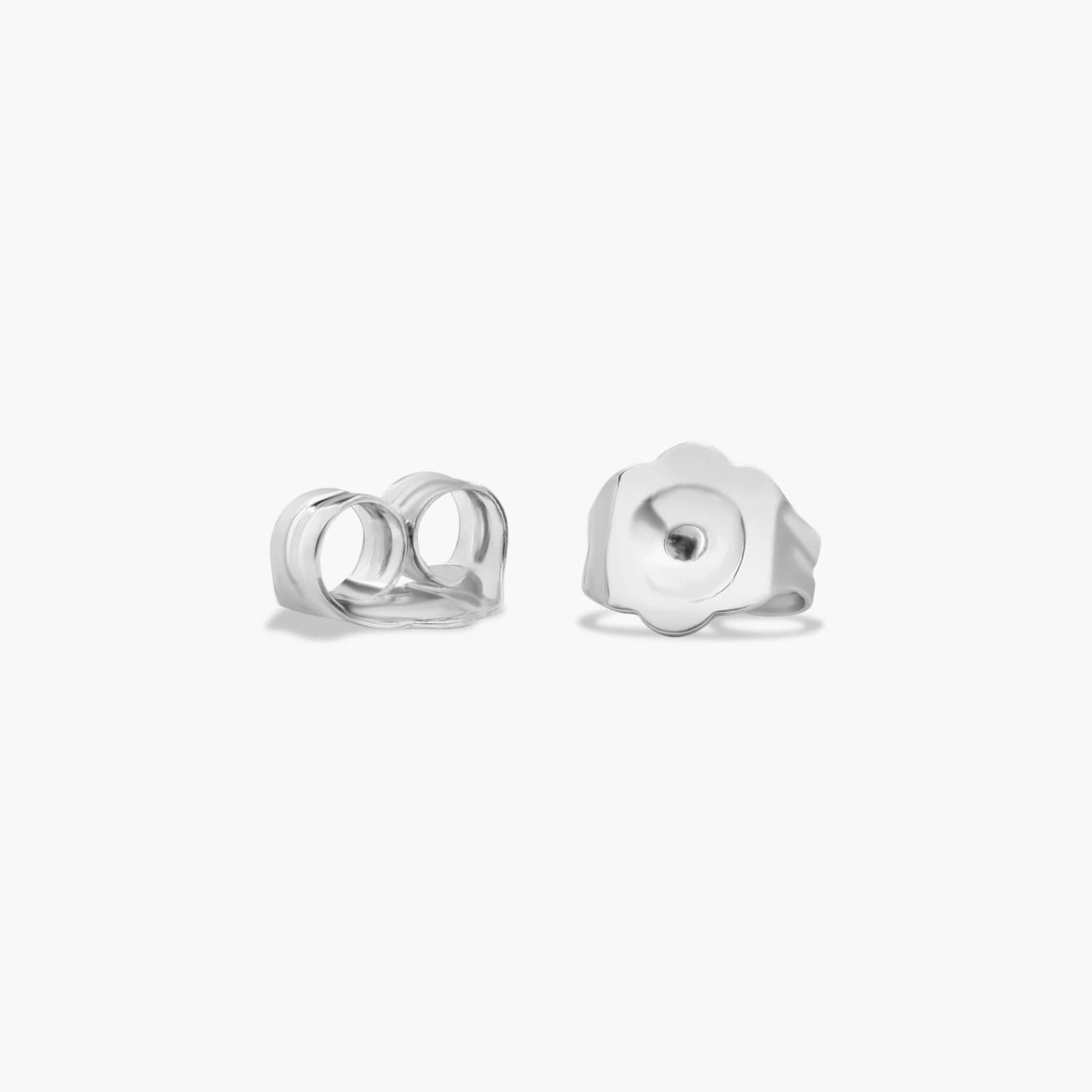 Pear Shape 0.75 CTW Diamond Stud Earrings In 14K White Gold