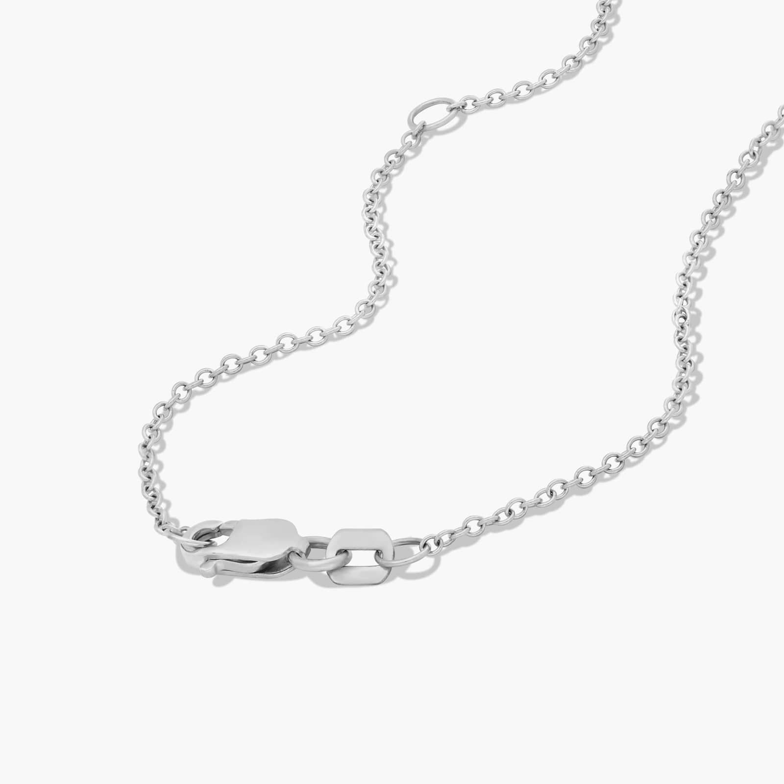 Platinum Cushion Shape Diamond Solitaire Pendant (0.25 CTW - H-I / SI1-SI2)