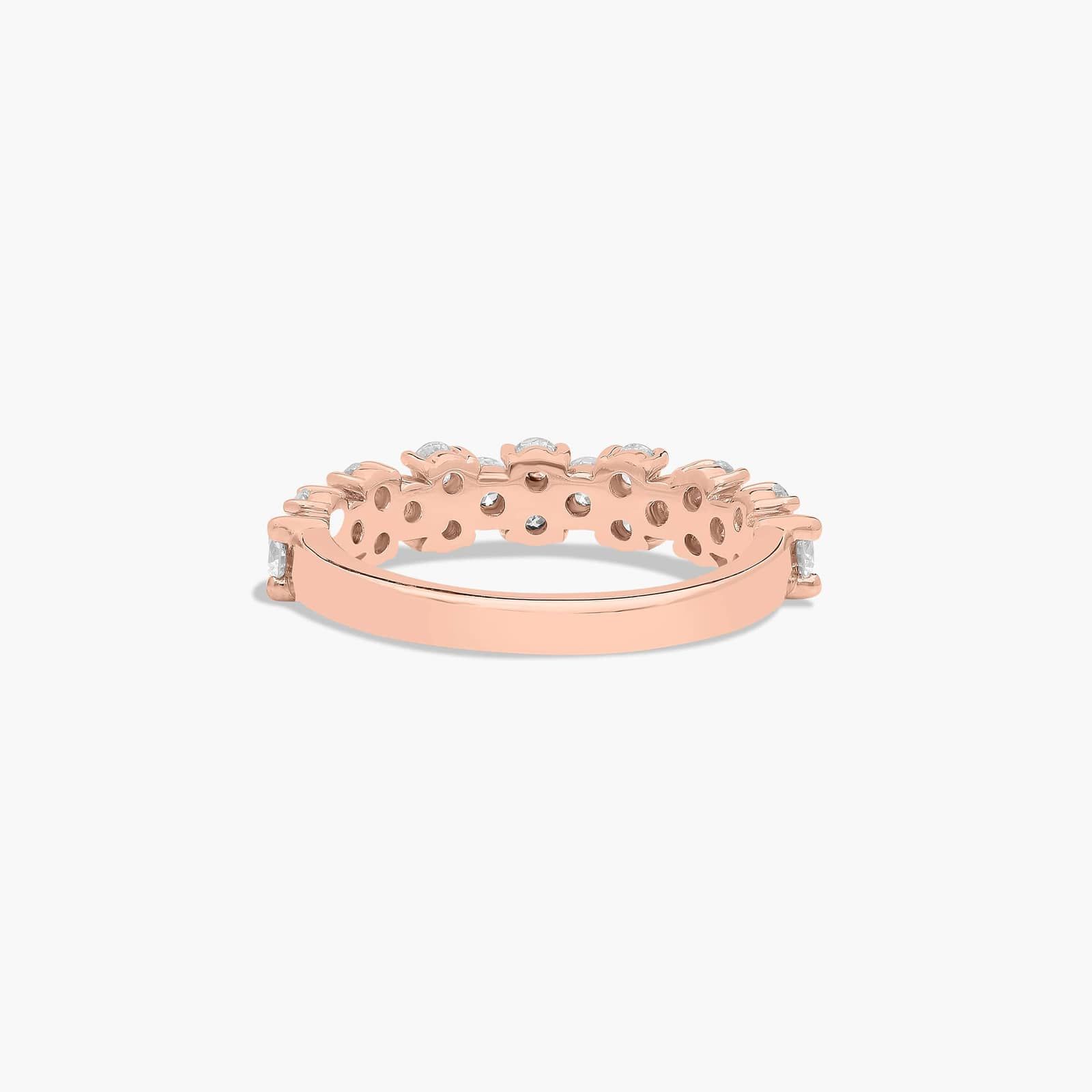 Butterfly Diamond Wedding Ring In 14K Rose Gold (2.00mm)