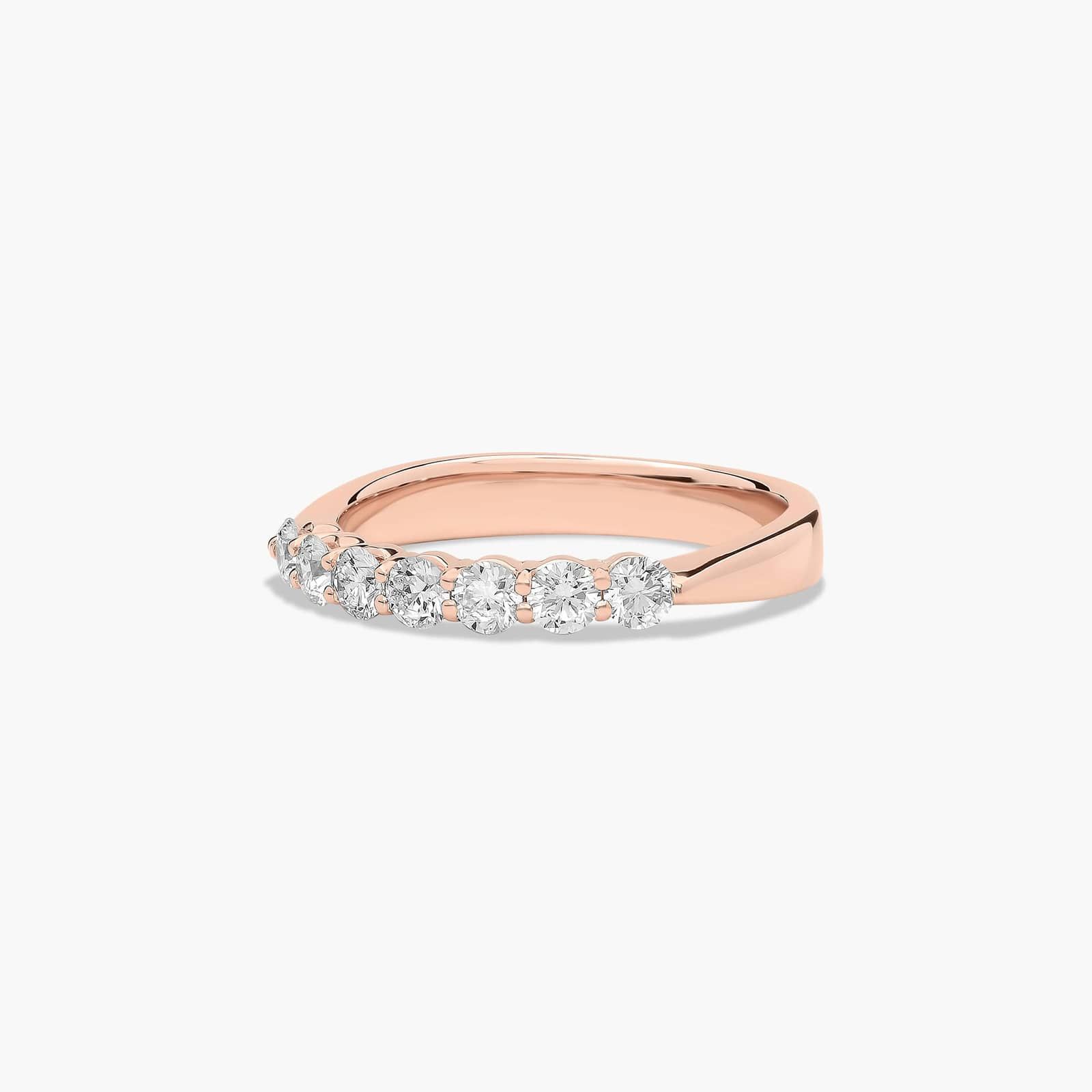 Common Prong Wedding Ring With 0.49 CTW Diamonds In 14K Rose Gold (2.00mm)