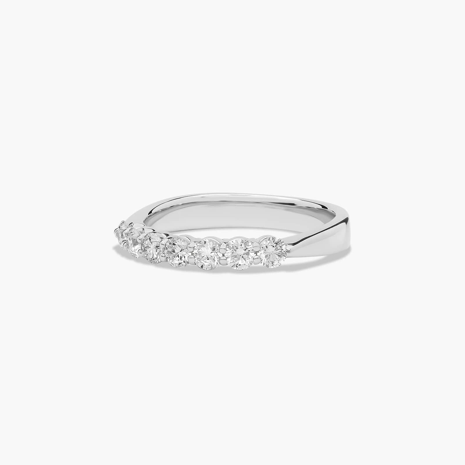 Common Prong Wedding Ring With 0.47 CTW Diamonds In 14K White Gold (2.00mm)