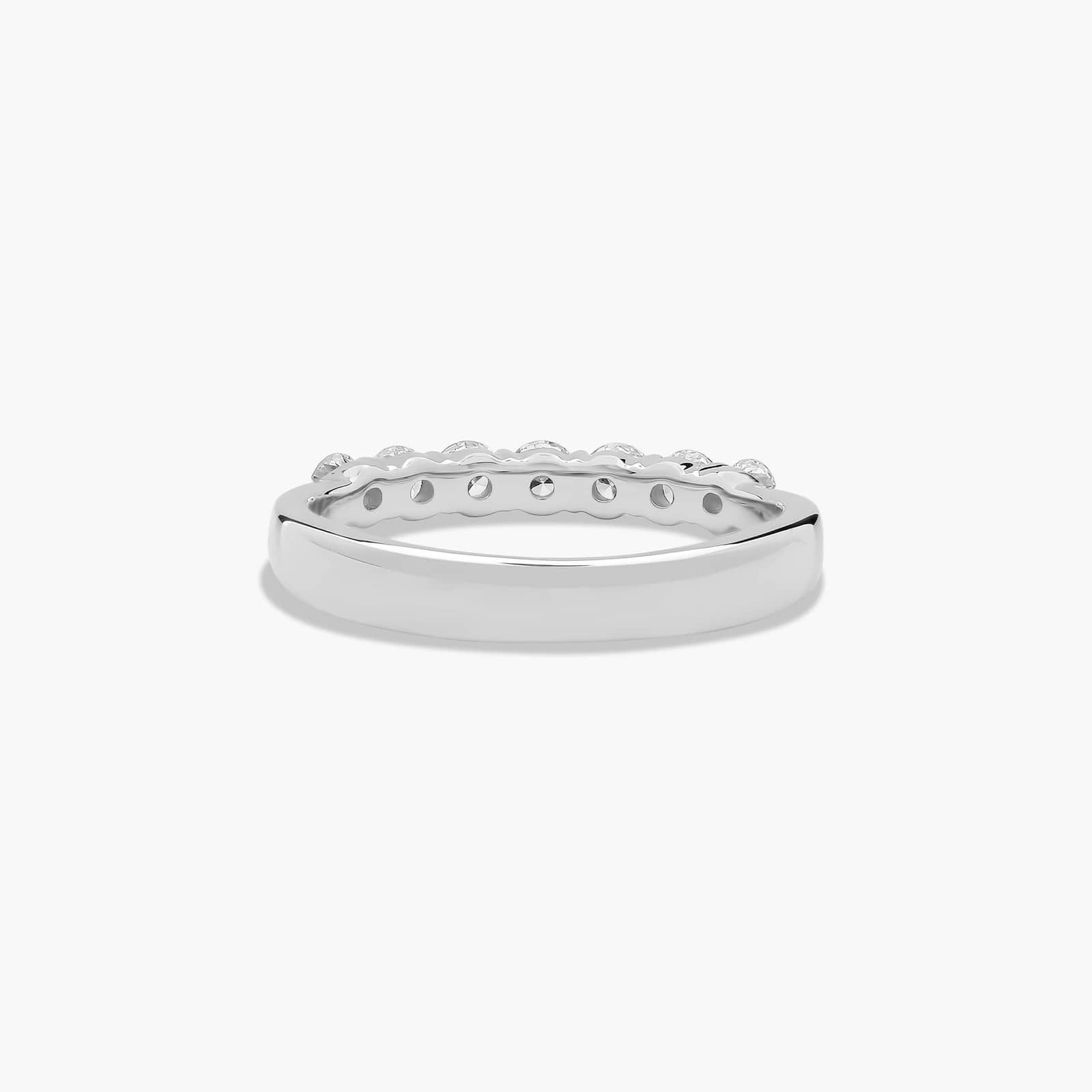 Common Prong Wedding Ring With 0.47 CTW Diamonds In 14K White Gold (2.00mm)